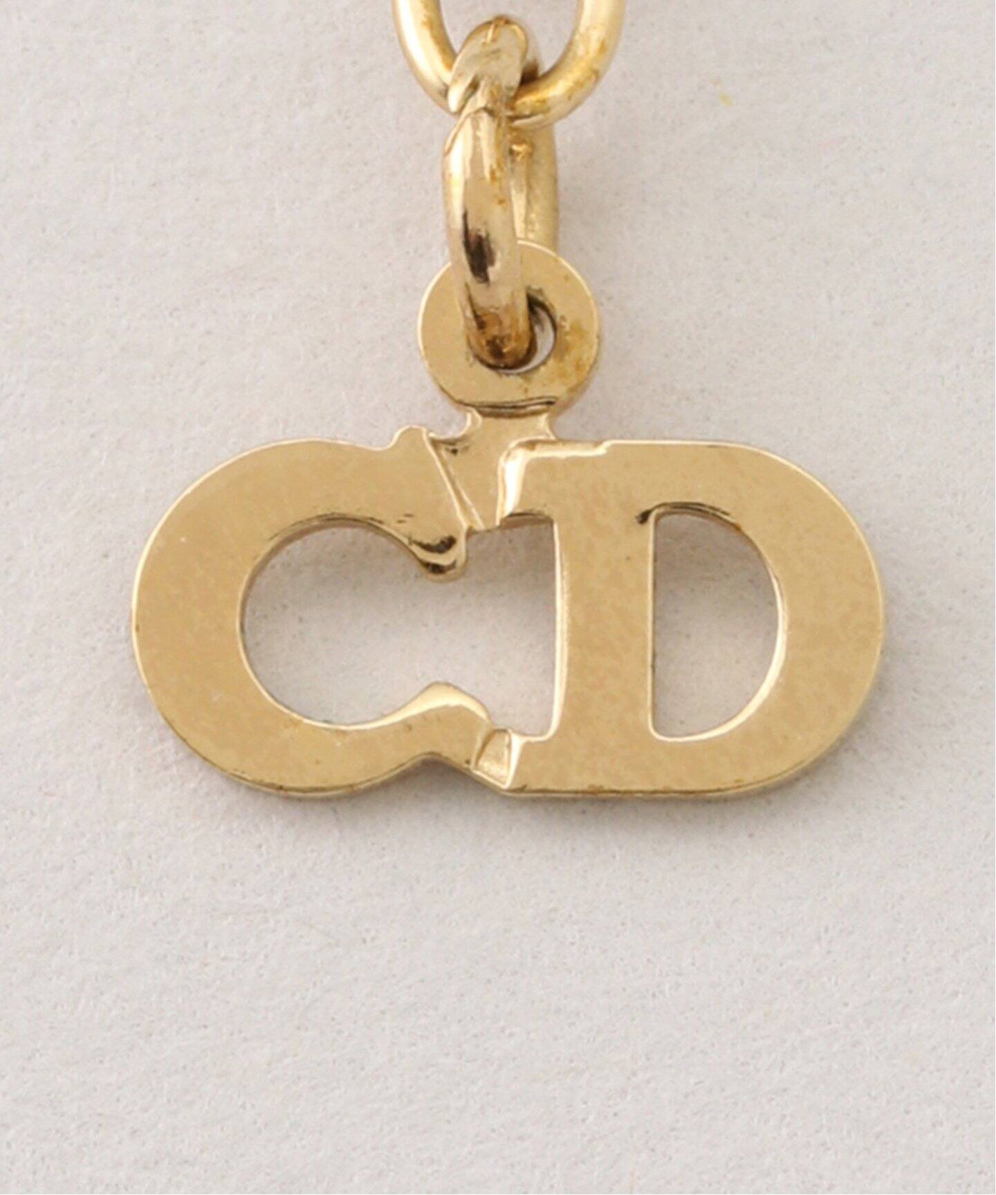 【Dior】Dior vintage necklace★ディオール ネックレス VINTAGE DIOR/ディオール】necklace logo circle（ネックレス