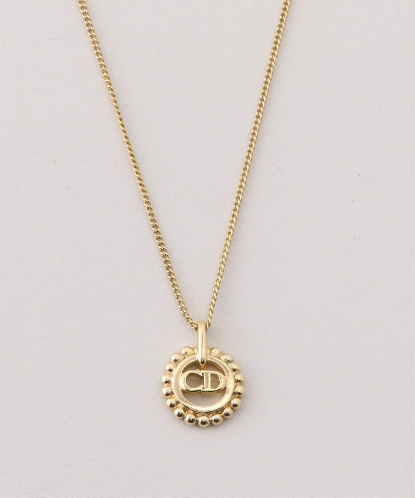 ディオールネックレス 楽天市場】Dior ディオール CD NAVY NECKLACE ネックレス