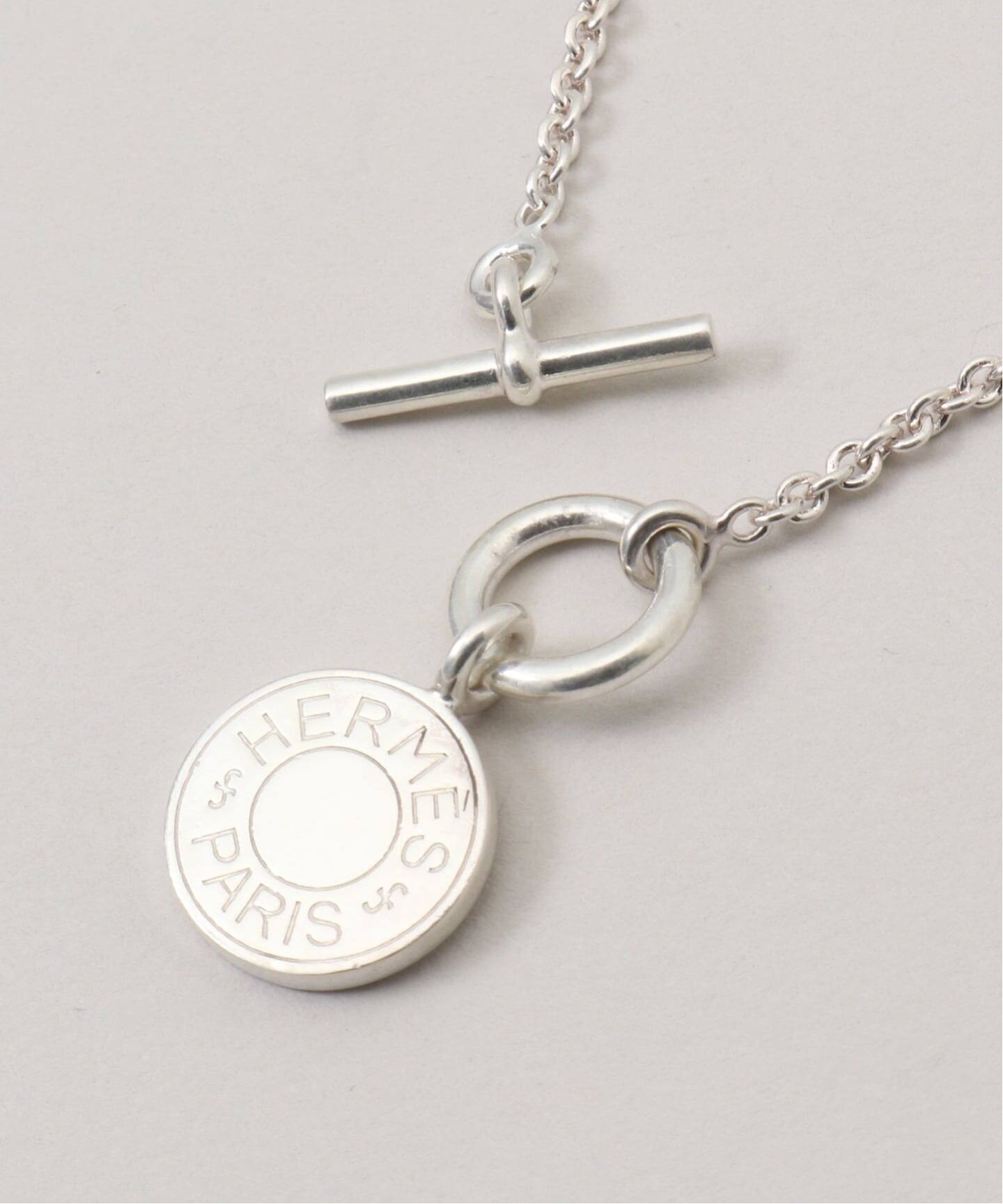 VINTAGE HERMES/エルメス】 Amulet sellier necklace