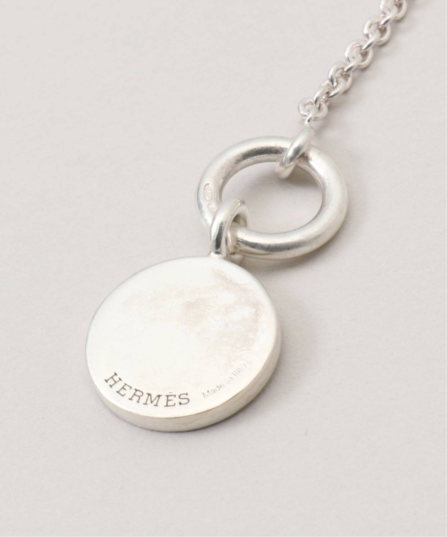 VINTAGE HERMES/エルメス】 Amulet sellier necklace