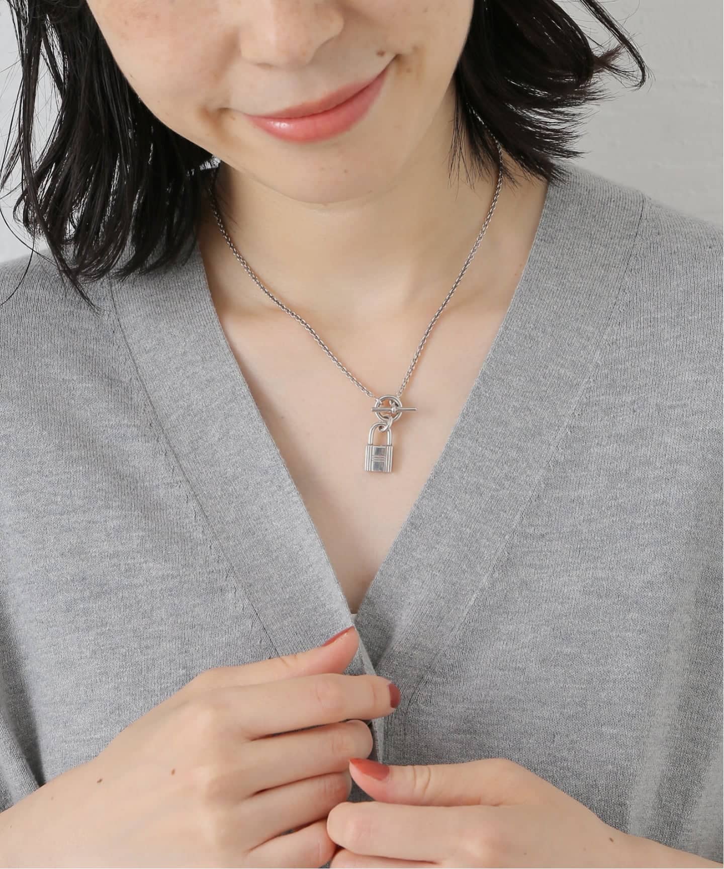 VINTAGE HERMES/エルメス】 Amulet cadena necklace（ネックレス