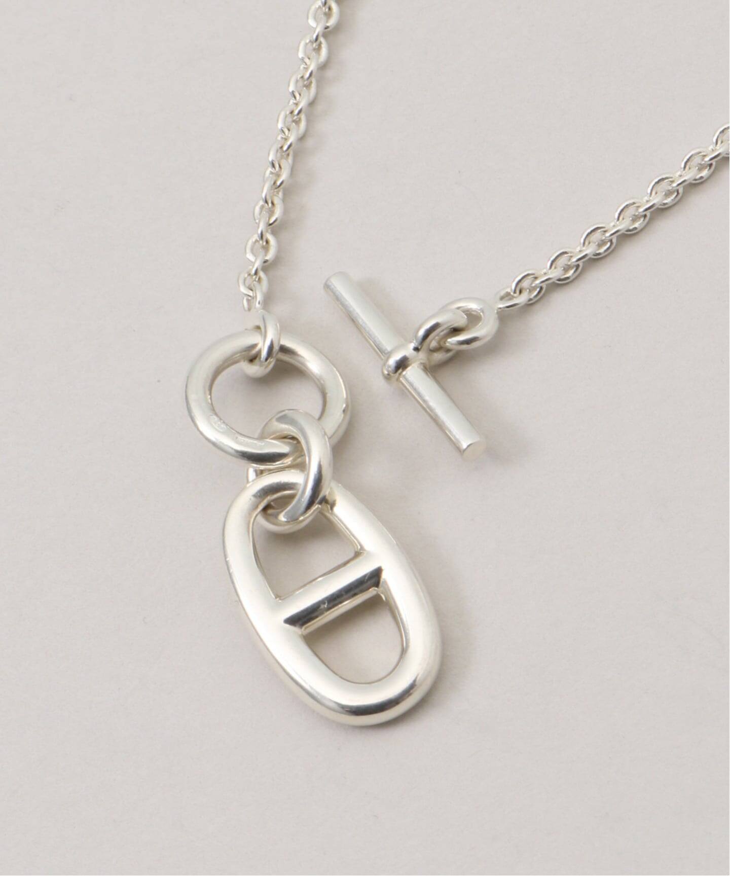 VINTAGE HERMES/エルメス】Amulet Chaine dAncre necklace