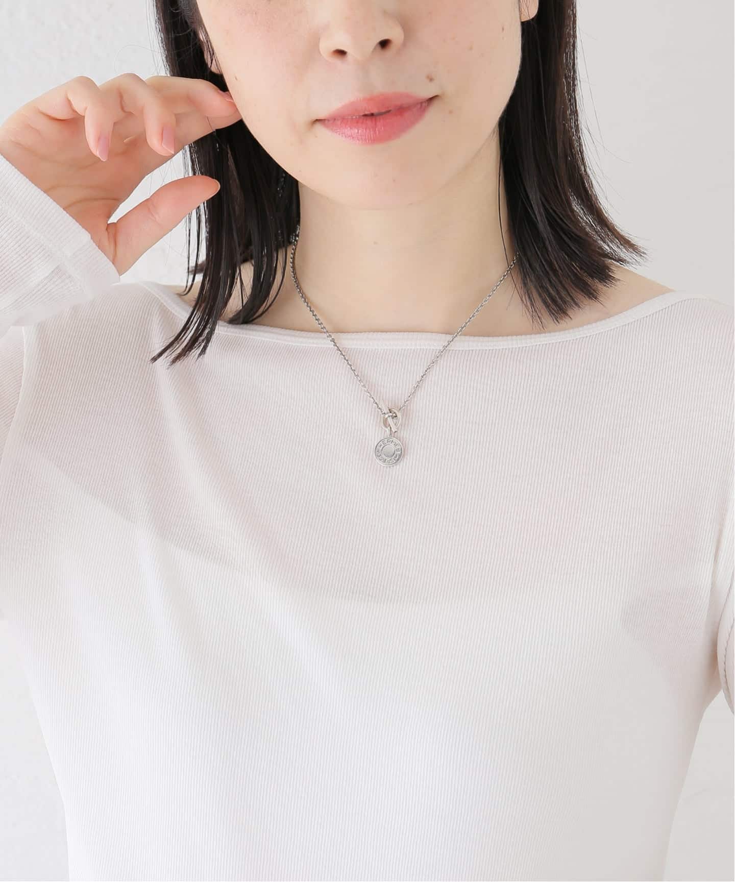 VINTAGE HERMES/エルメス】 Amulet sellier necklace（ネックレス