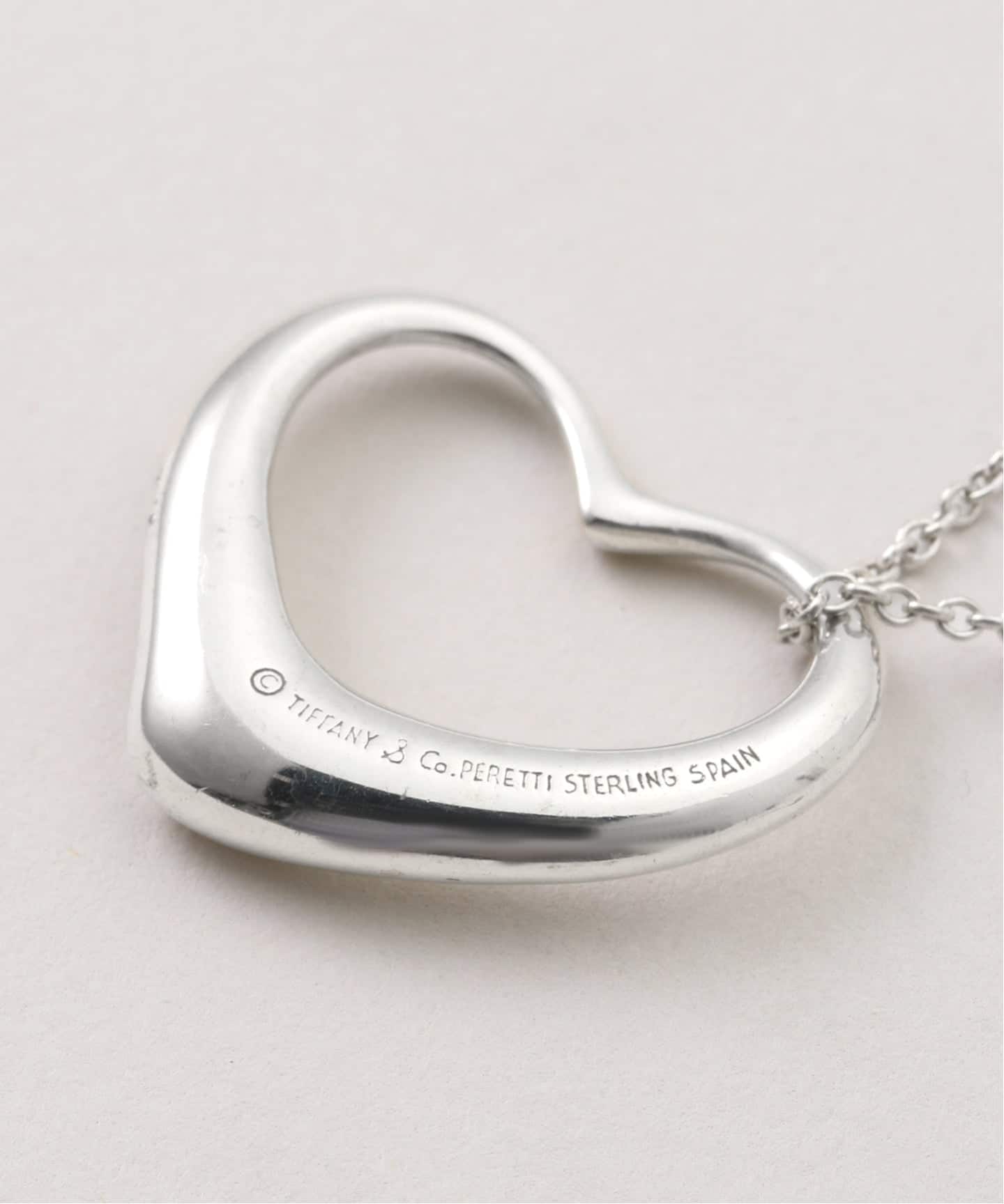 VINTAGE TIFFANY&Co./ティファニー】Open heart necklace l