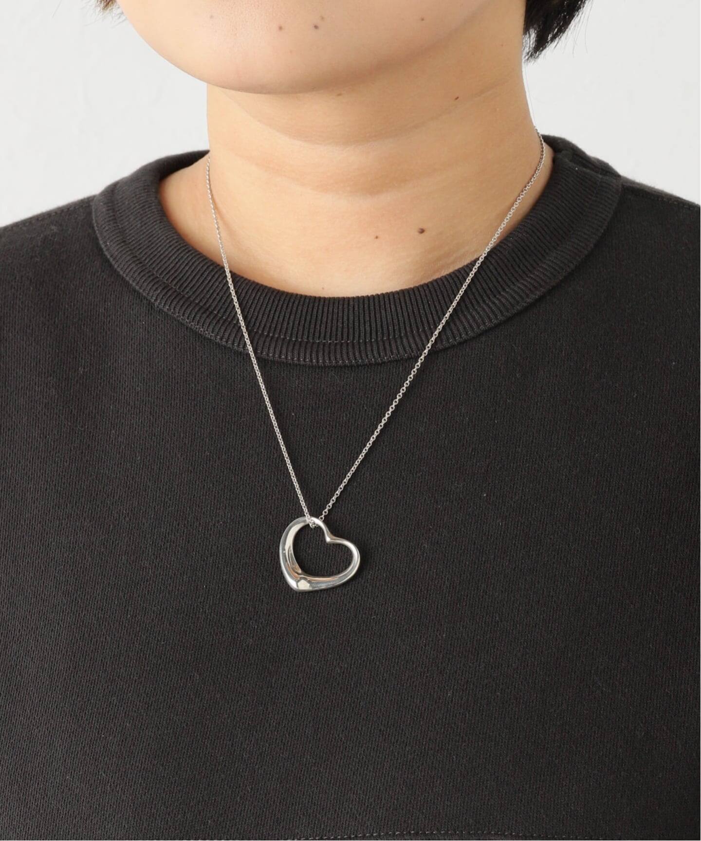 VINTAGE TIFFANY&Co./ティファニー】Open heart necklace l