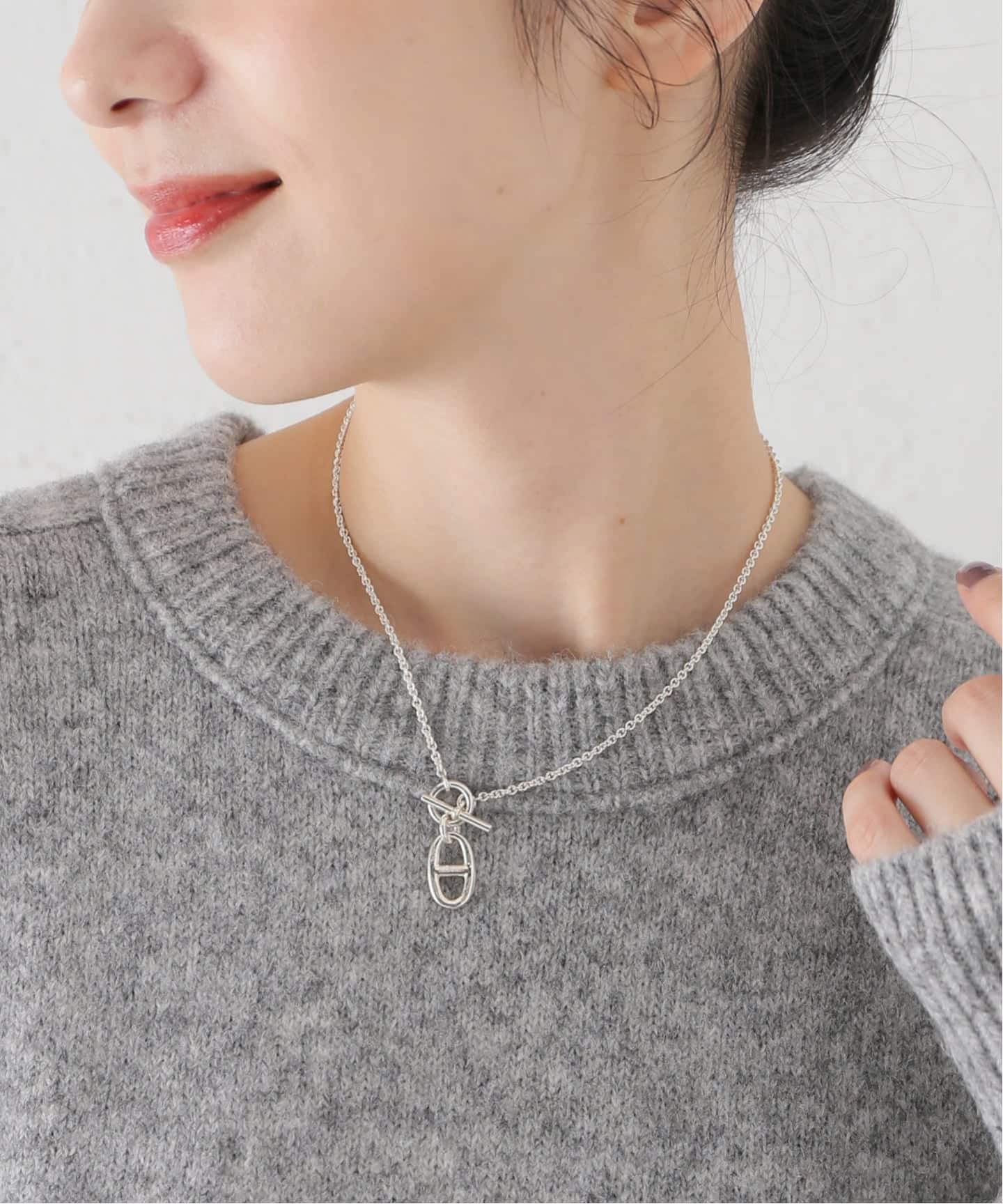 VINTAGE HERMES/エルメス】Amulet Chaine dAncre necklace（ネックレス