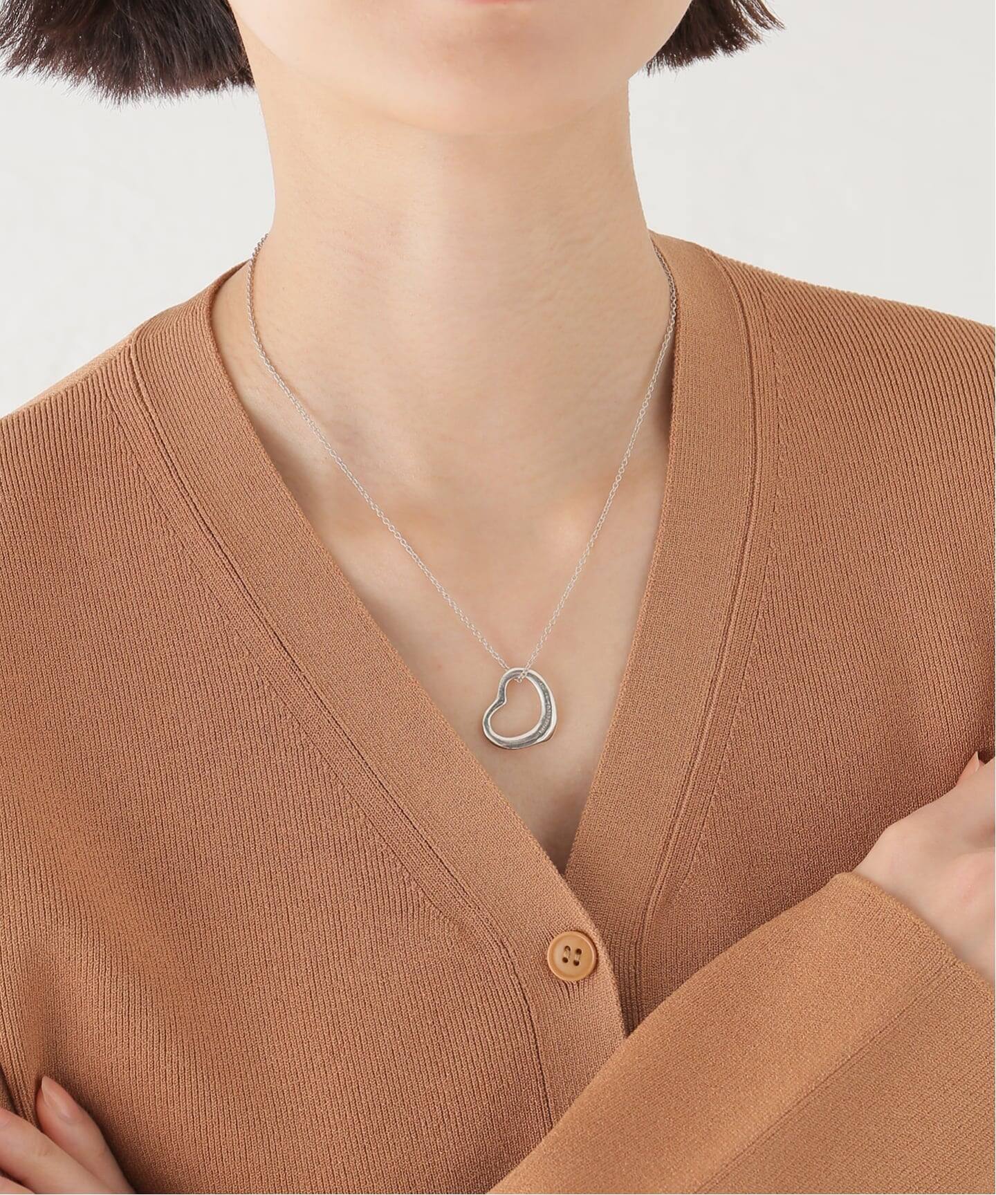VINTAGE TIFFANY&Co./ティファニー】 Open heart necklace m