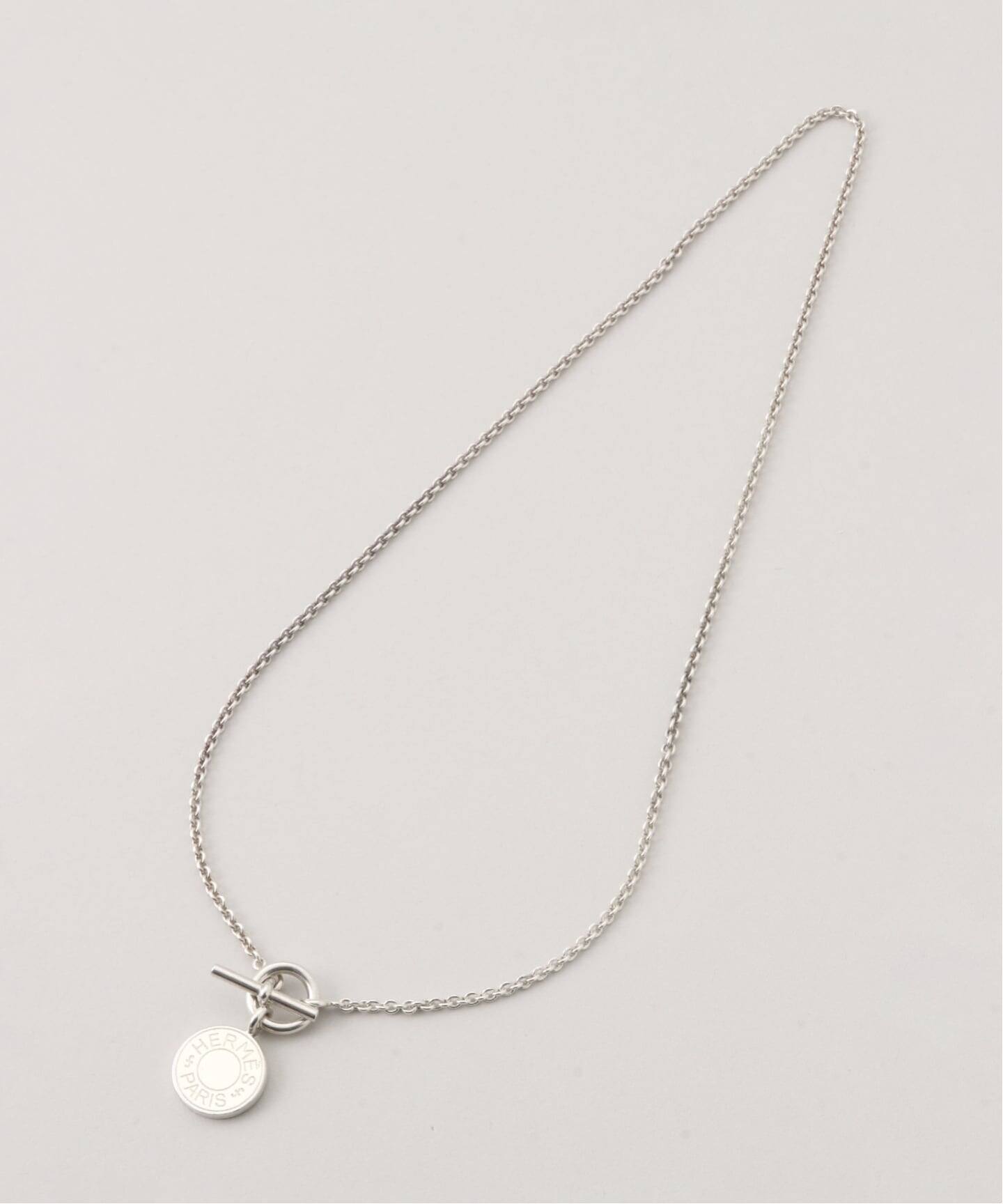 アクセサリー HERMES Sellier Silver Necklace vintage VINTAGE HERMES/エルメス】Amulet sellier necklace（ネックレス