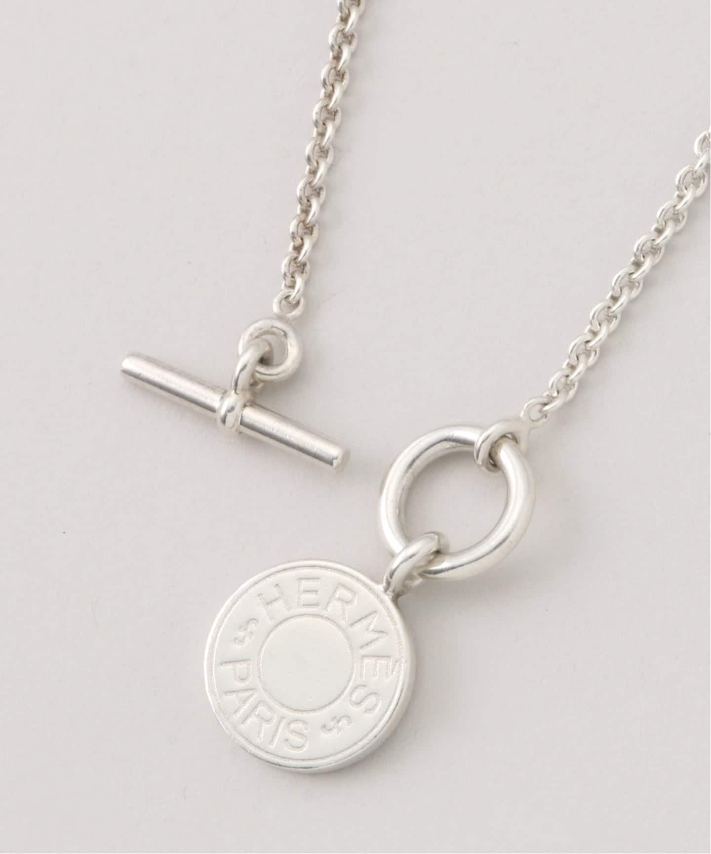 VINTAGE HERMES/エルメス】Amulet sellier necklace（ネックレス