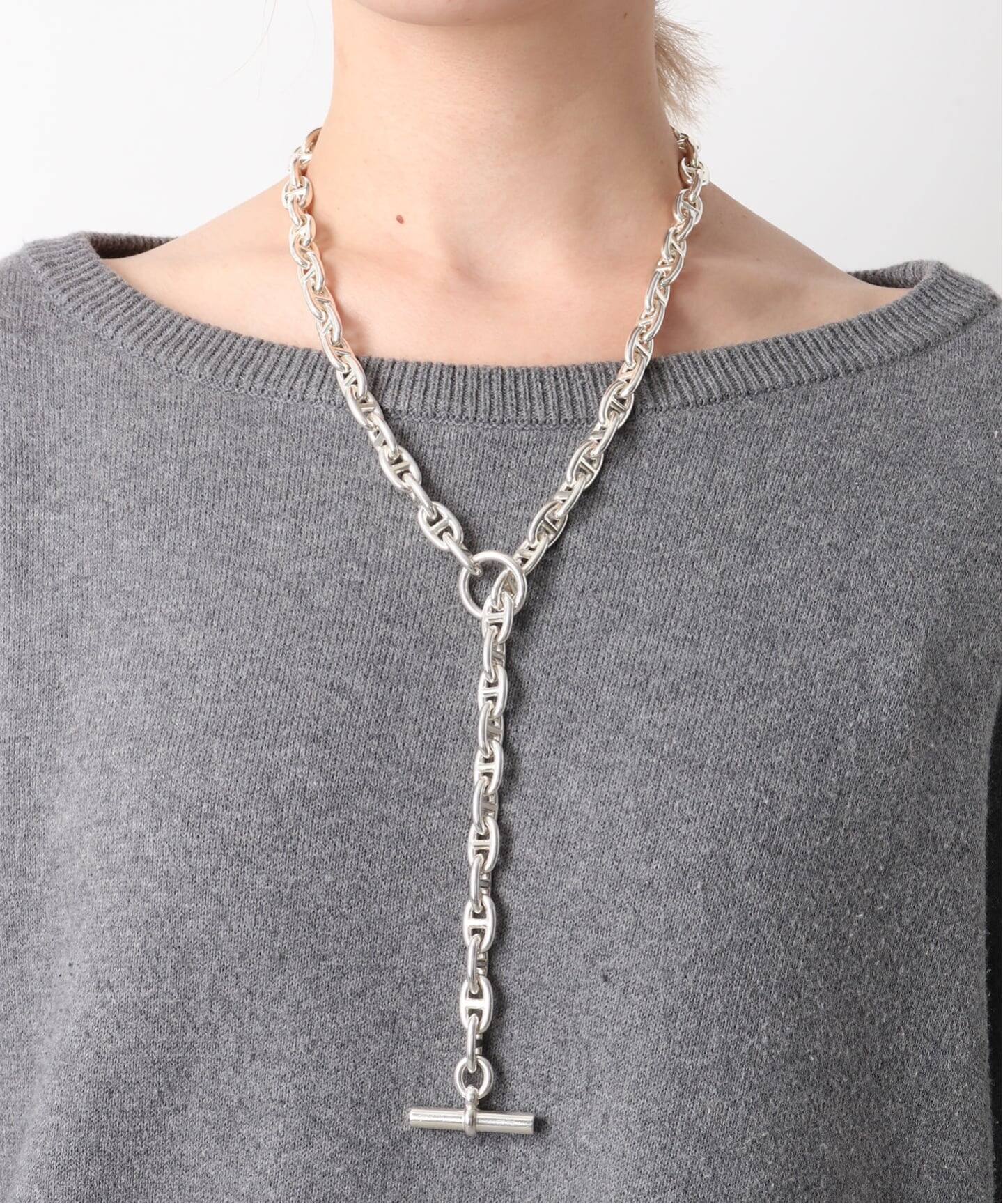 VINTAGE HERMES/エルメス】Chaine dAncre necklace mm61（ネックレス 