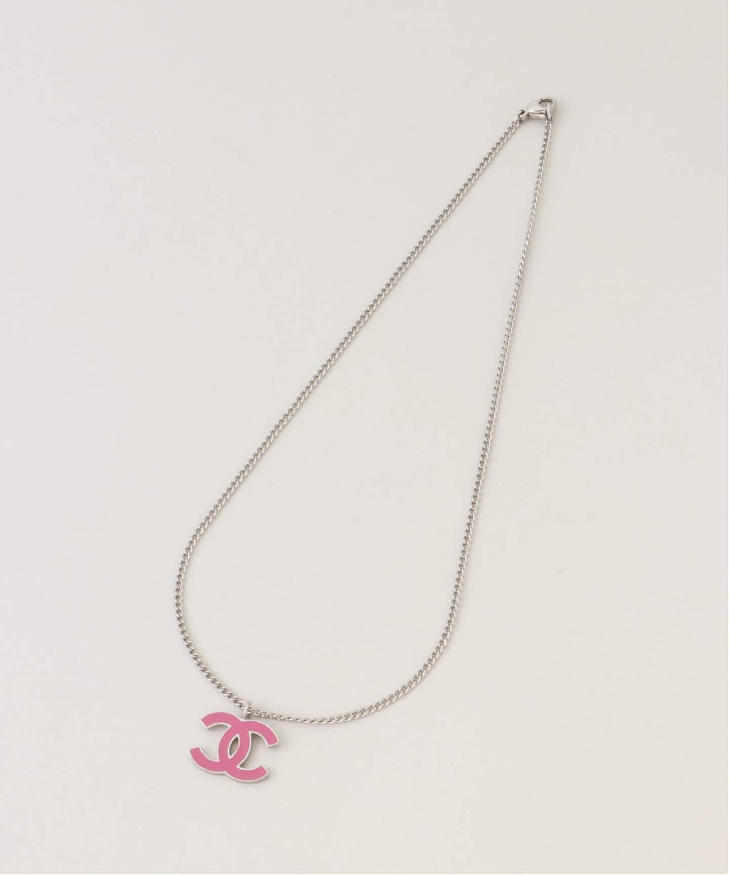 VINTAGE CHANEL/シャネル】CC necklace pink（ネックレス）｜ENSEMBLE