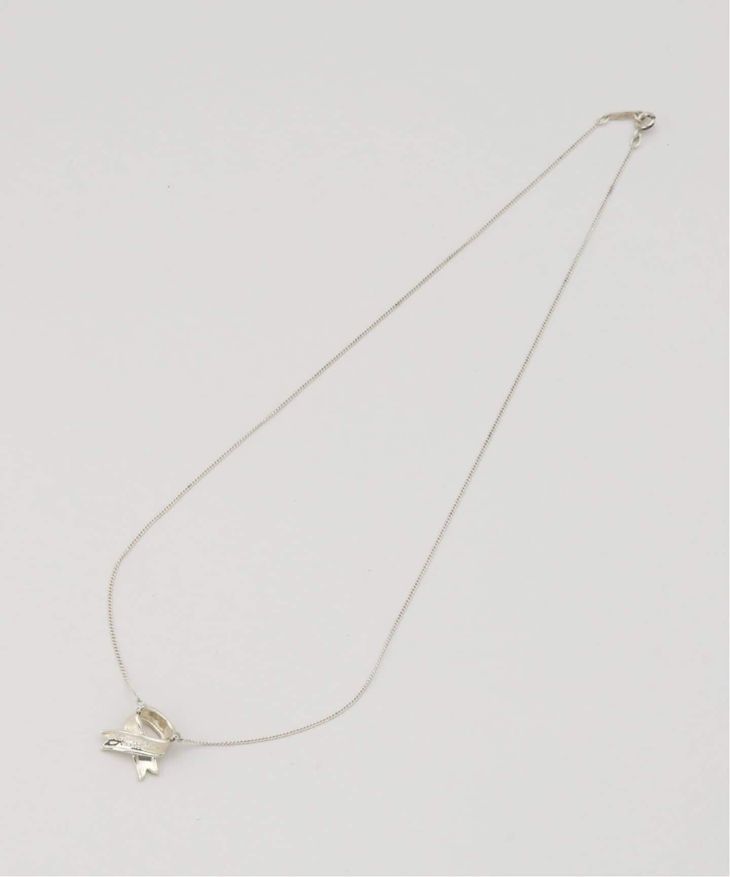 VINTAGE TIFFANY&Co./ティファニー】 Cross ribbon necklace