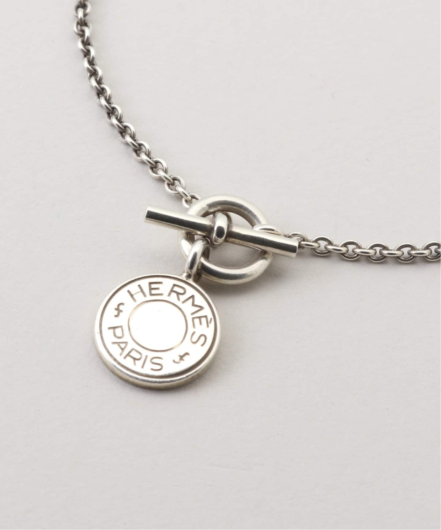 VINTAGE HERMES/エルメス】Amulet sellier necklace（ネックレス