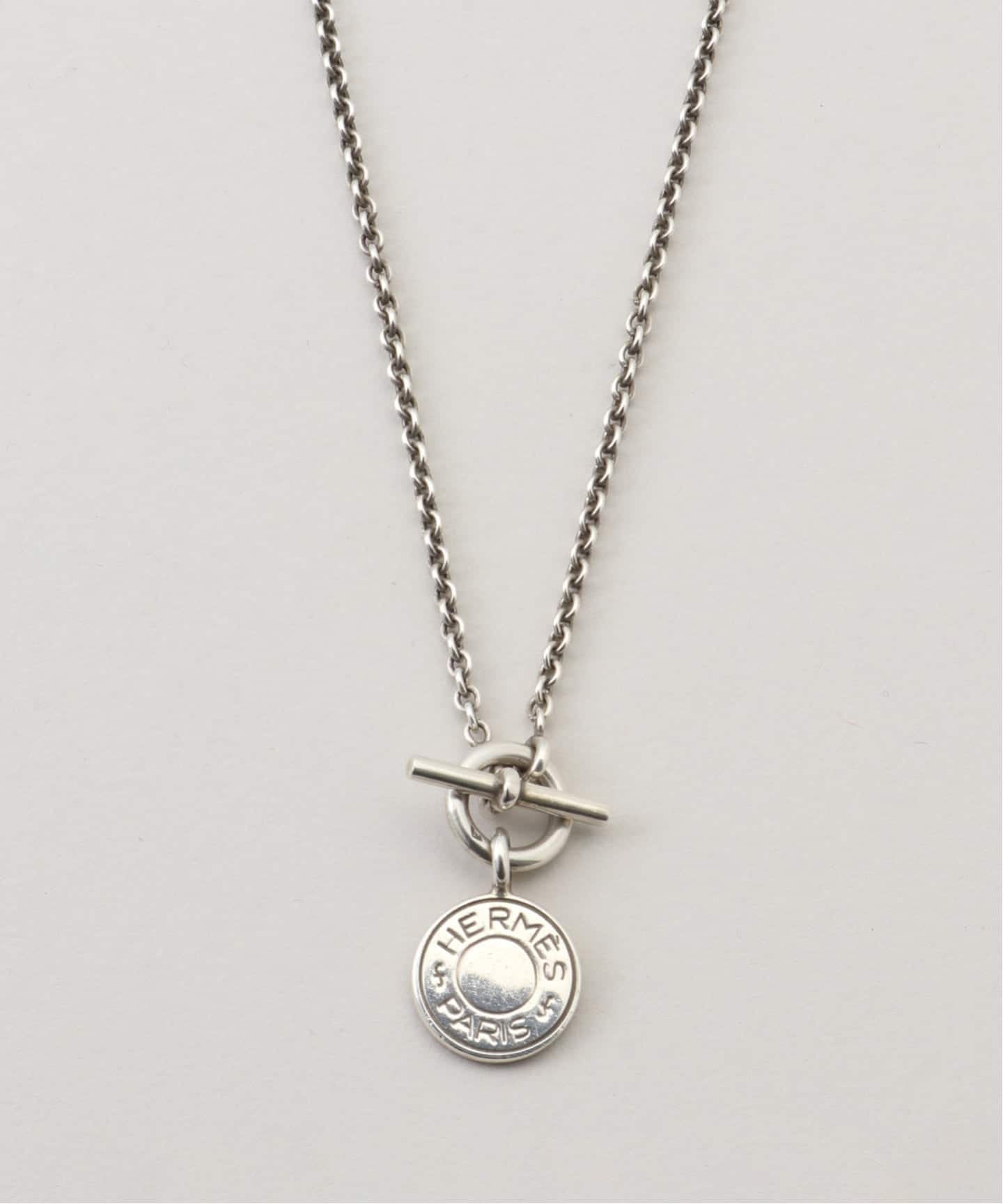 VINTAGE HERMES/エルメス】Amulet sellier necklace（ネックレス