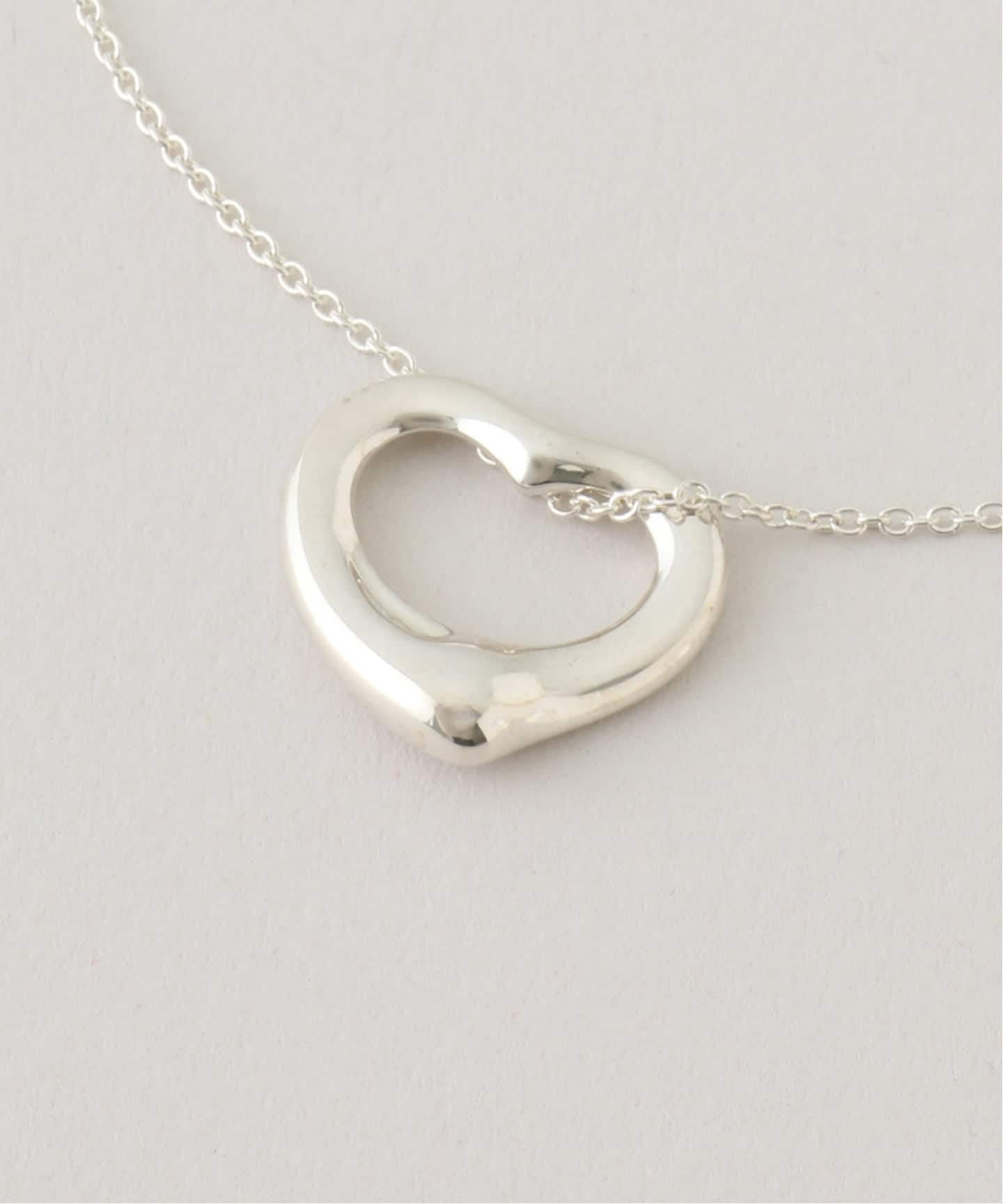 【激レア】Old Tiffany heart necklace VINTAGE TIFFANY&Co./ティファニー】Heart ribbon necklace