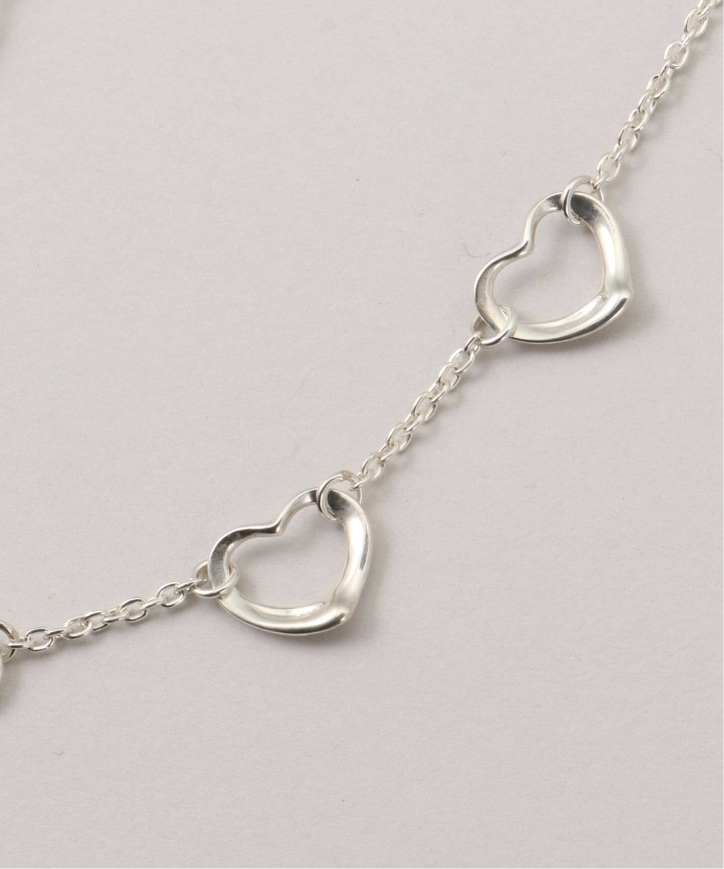 VINTAGE TIFFANY&Co./ティファニー】Open heart necklace 5charms