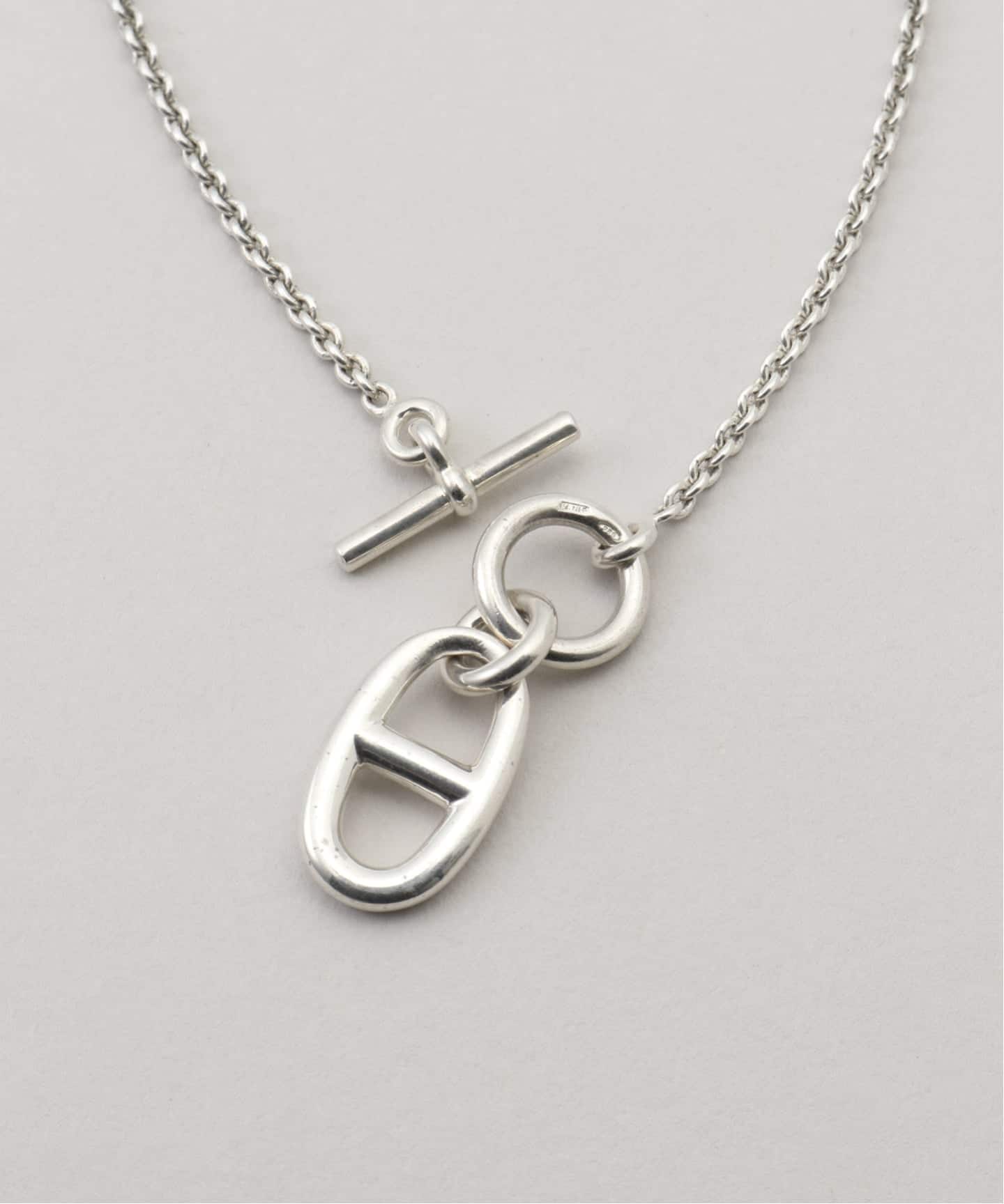 VINTAGE HERMES/エルメス】 Amulet Chaine dAncre necklace
