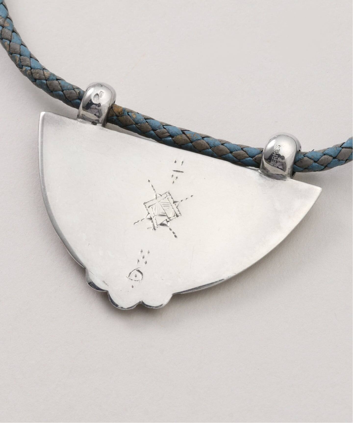 VINTAGE HERMES/エルメス】Touareg necklace leather（ネックレス