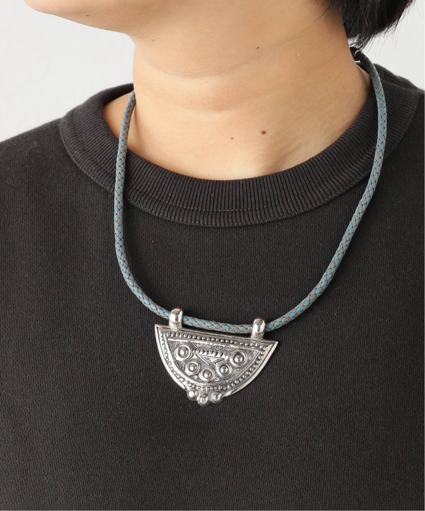 VINTAGE HERMES/エルメス】Touareg necklace leather（ネックレス 