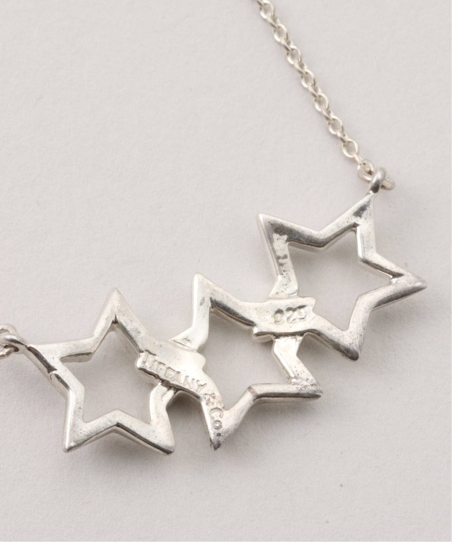 VINTAGE TIFFANY&Co./ティファニー】 Triple star necklace
