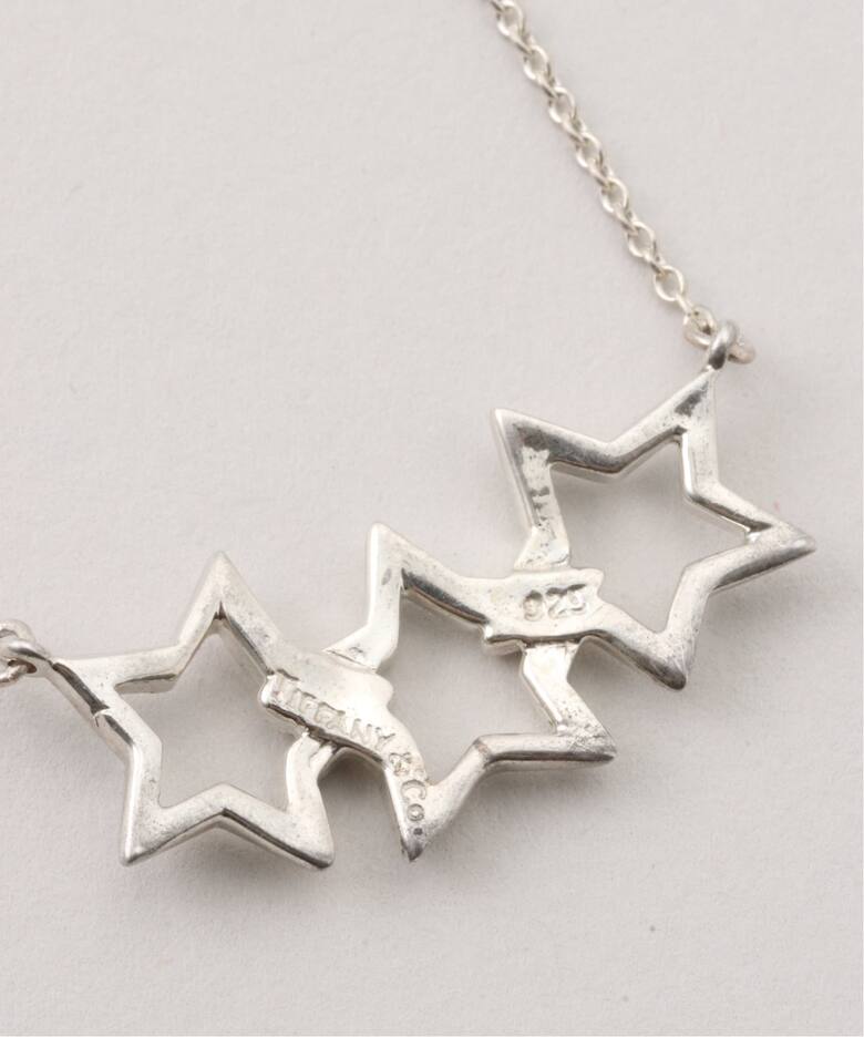 VINTAGE TIFFANY&Co./ティファニー】 Triple star necklace 