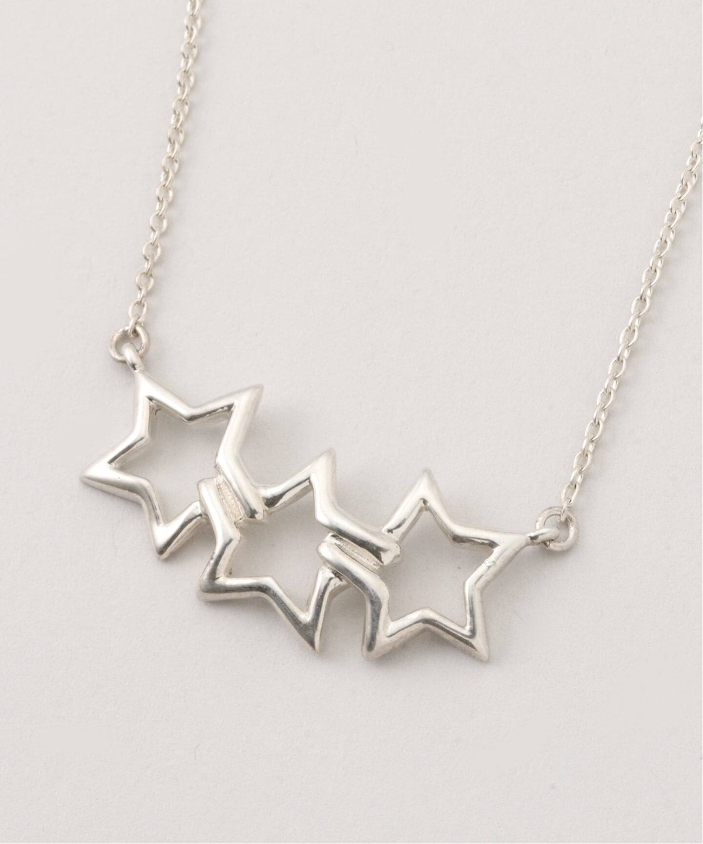 VINTAGE TIFFANY&Co./ティファニー】 Triple star necklace