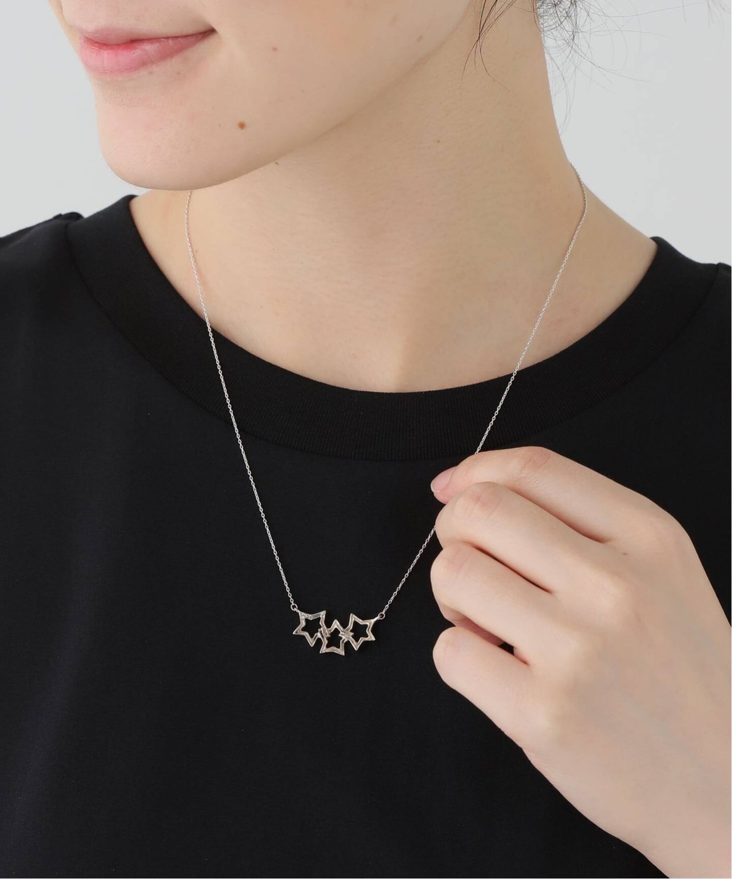 VINTAGE TIFFANY&Co./ティファニー】Triple star necklace（ネックレス