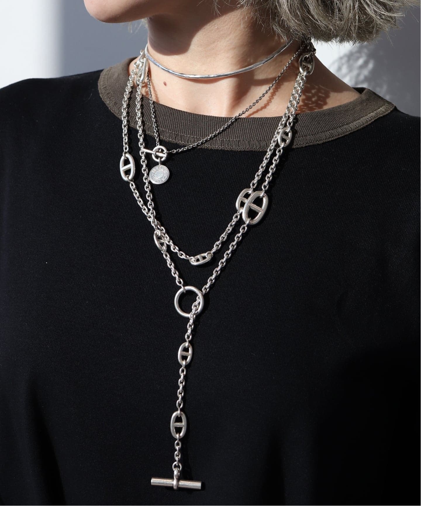 VINTAGE HERMES/エルメス】Farandole necklace 120（ネックレス