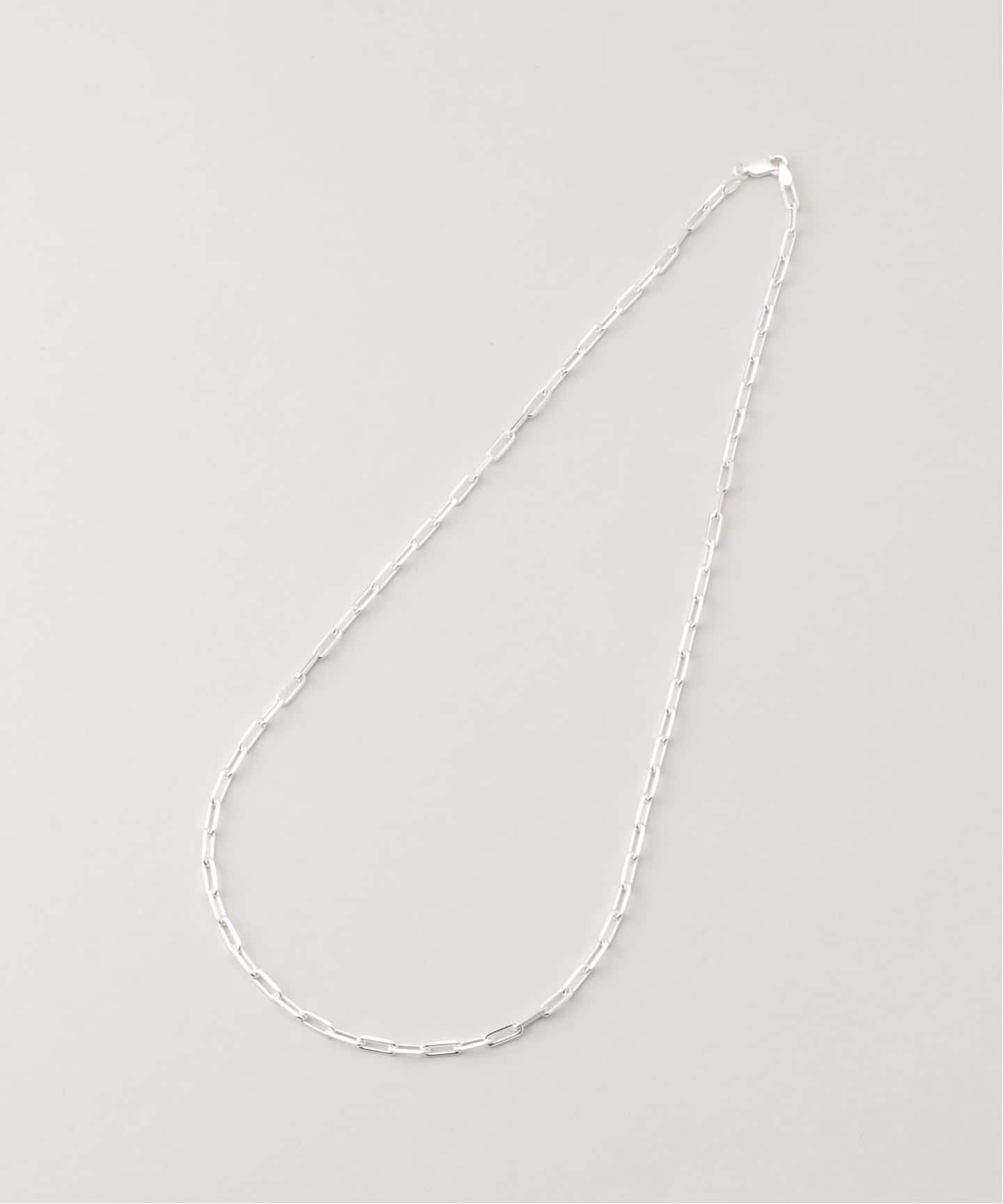 blancle/ ブランクレ】SV・Long oval chain necklace（ネックレス