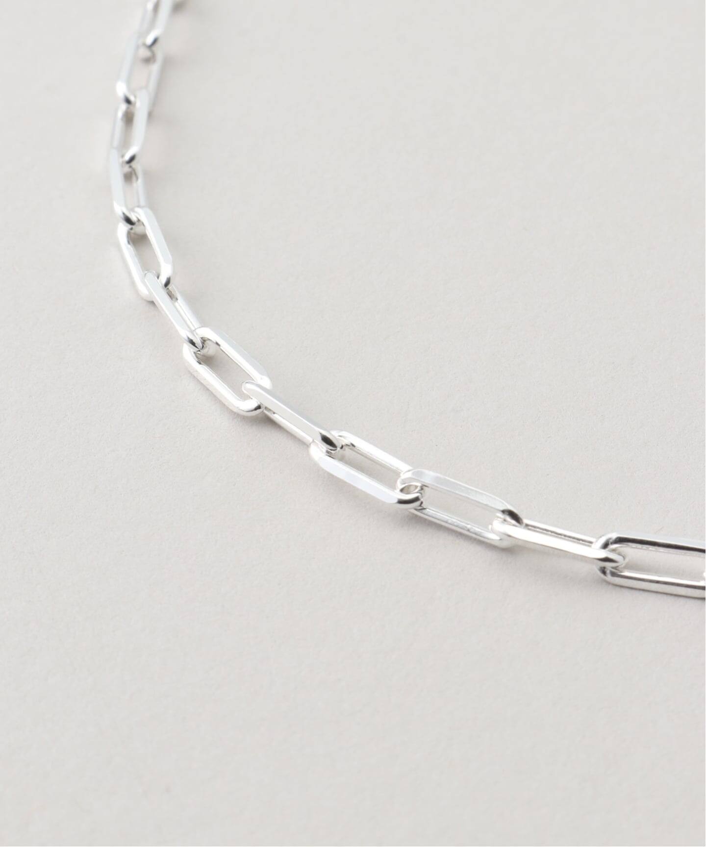 blancle/ ブランクレ】SV・Long oval chain necklace（ネックレス 