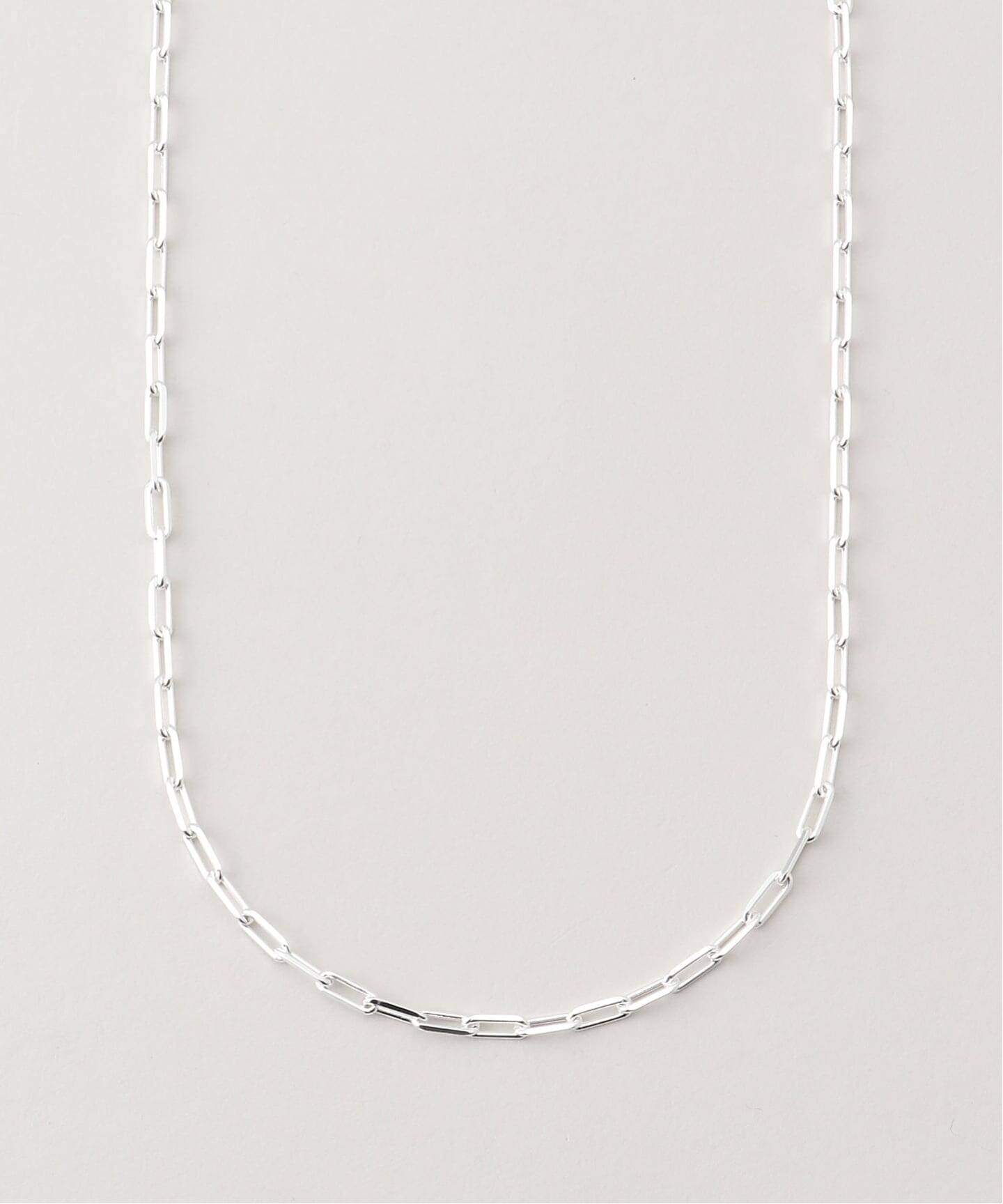 blancle/ ブランクレ】SV・Long oval chain necklace（ネックレス 