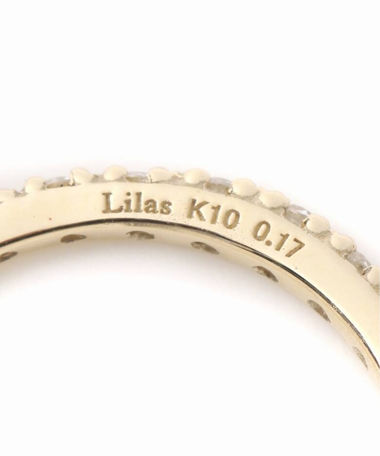 フルエタニティーダイヤピンキーリング K10（リング）｜Lilas（リラ 