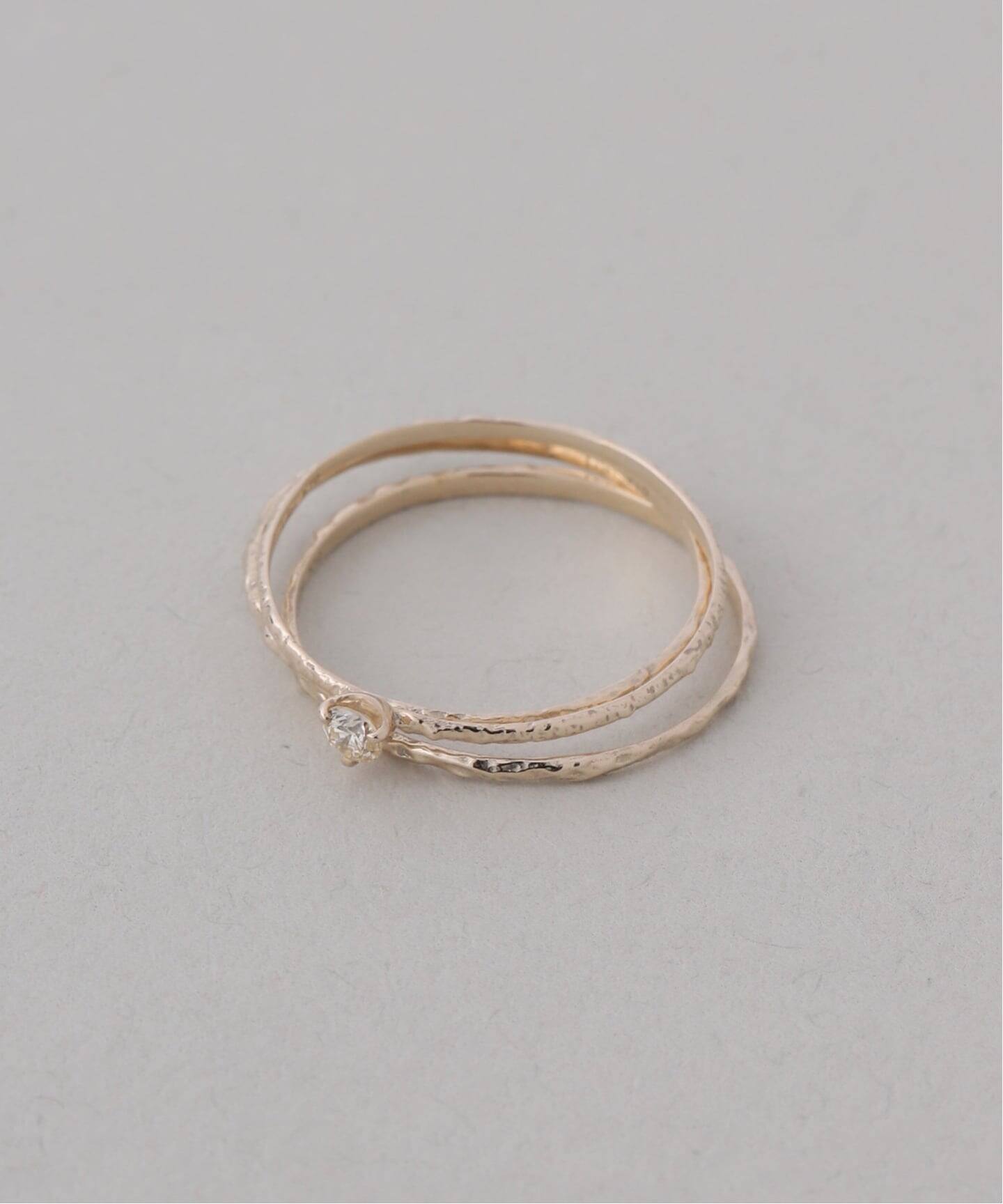 10thテクスチャー3本ダイヤリング K10（リング）｜Lilas（リラ）の通販