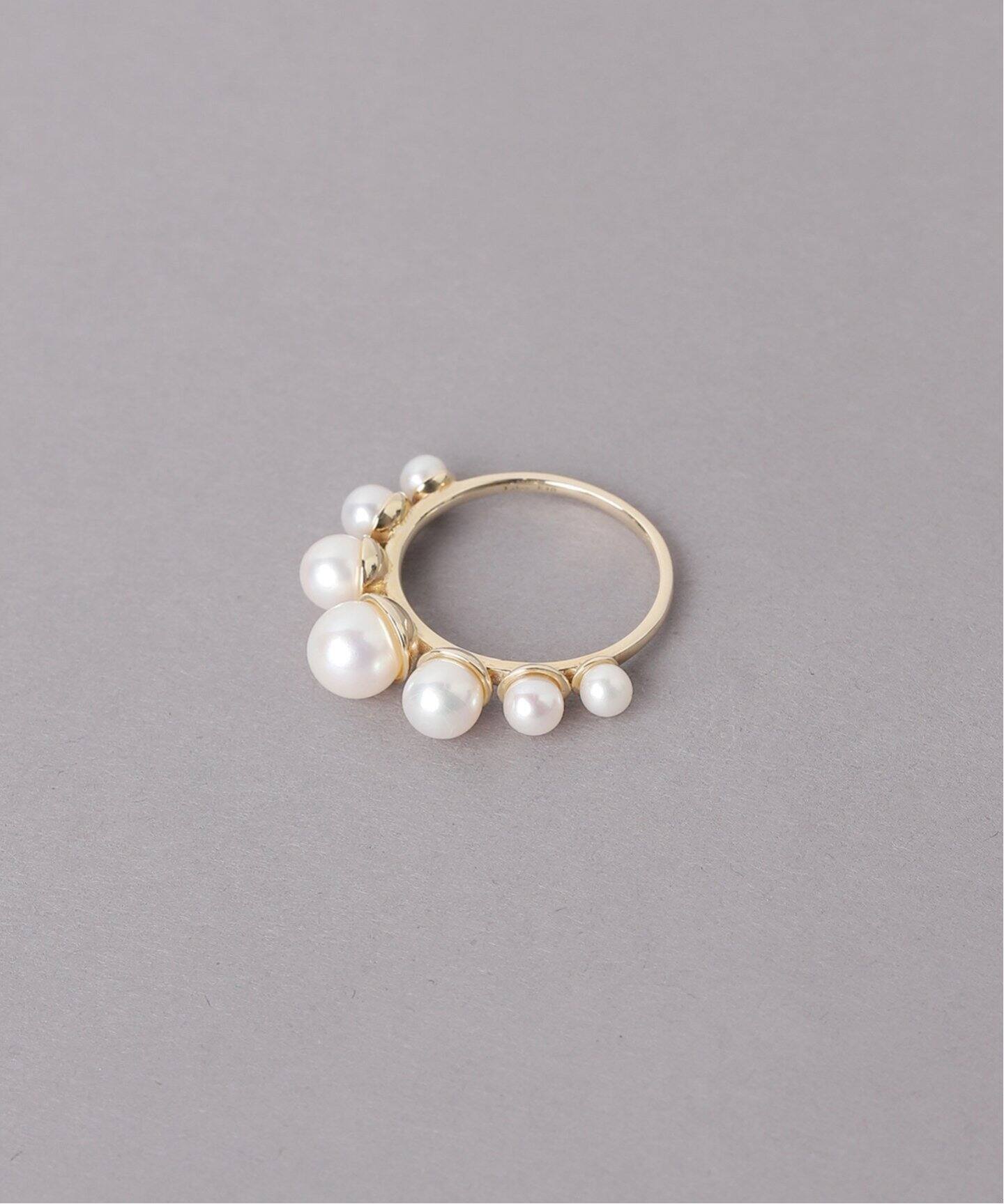 グラデーションパールリング K10（リング）｜Lilas（リラ）の通販 