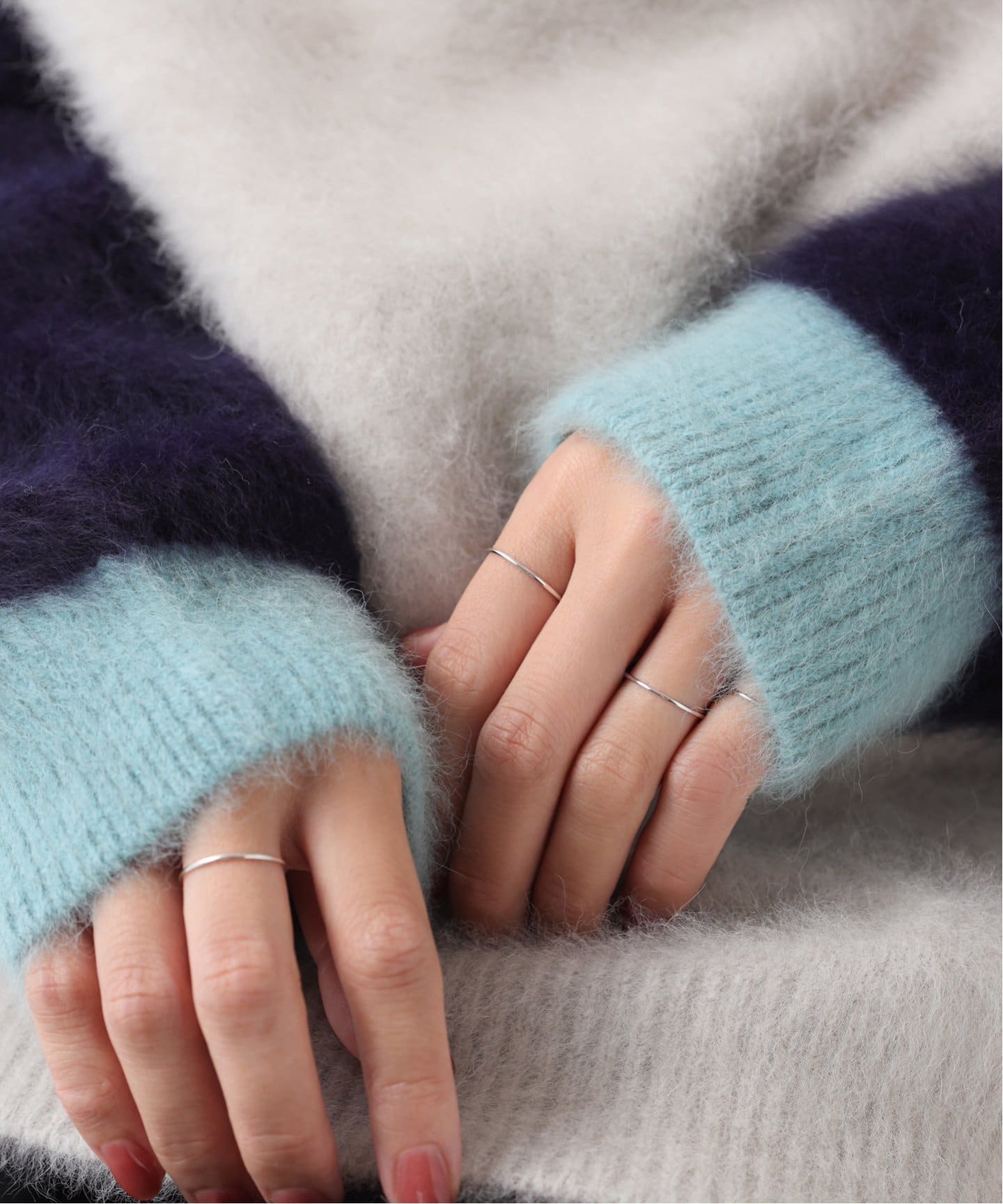 シンプルピンキーリングWG K10（リング）｜Lilas（リラ）の通販