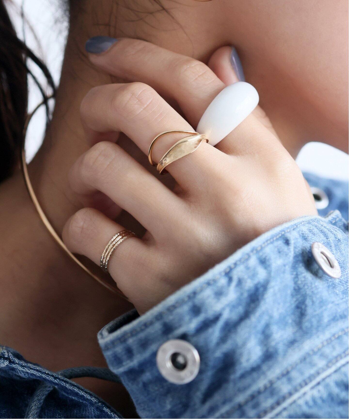 ユラギワイドリング K10（リング）｜Lilas（リラ）の通販｜BAYCREW'S STORE