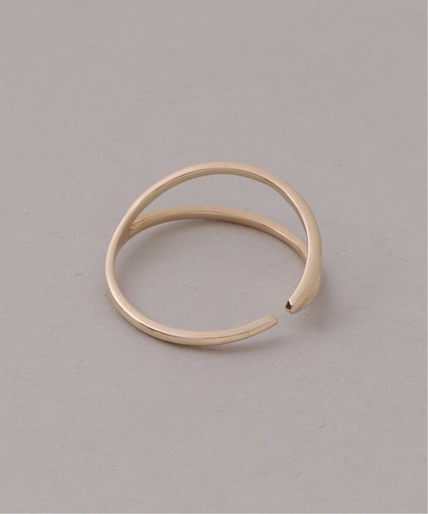 V型フォークリング K10（リング）｜Lilas（リラ）の通販｜BAYCREW'S STORE