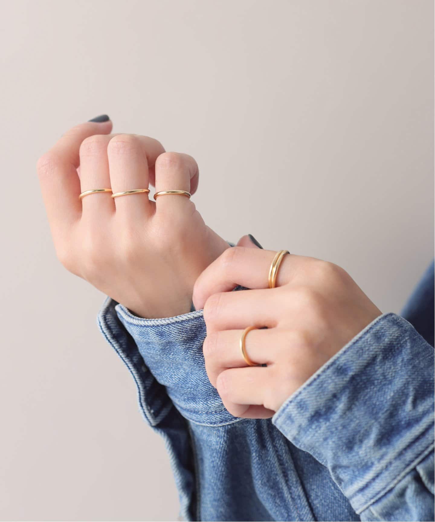 パイプリング *7*9*11 K18（リング）｜Lilas（リラ）の通販｜BAYCREW'S