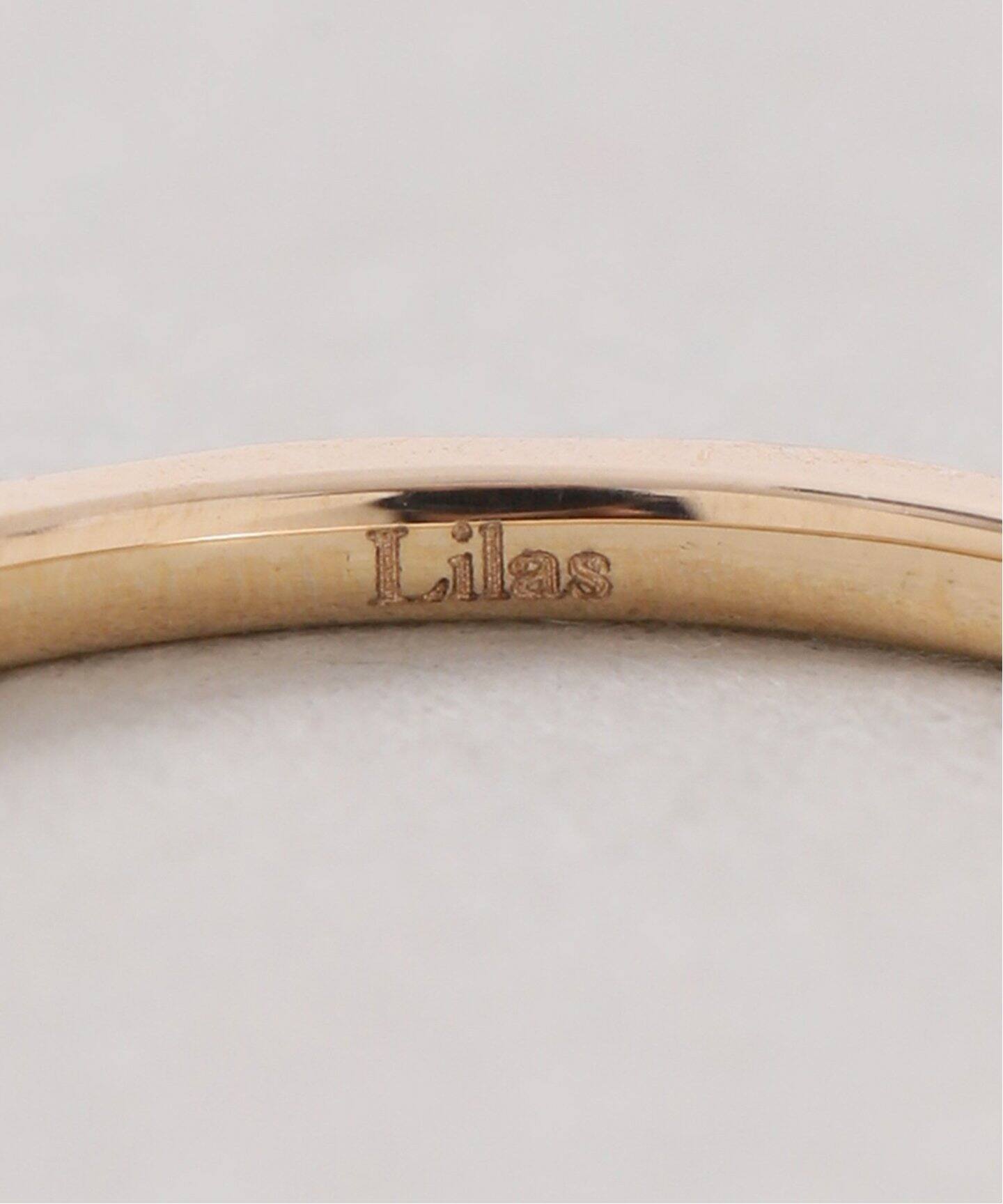 スロープラインピンキーリング K10（リング）｜Lilas（リラ）の通販
