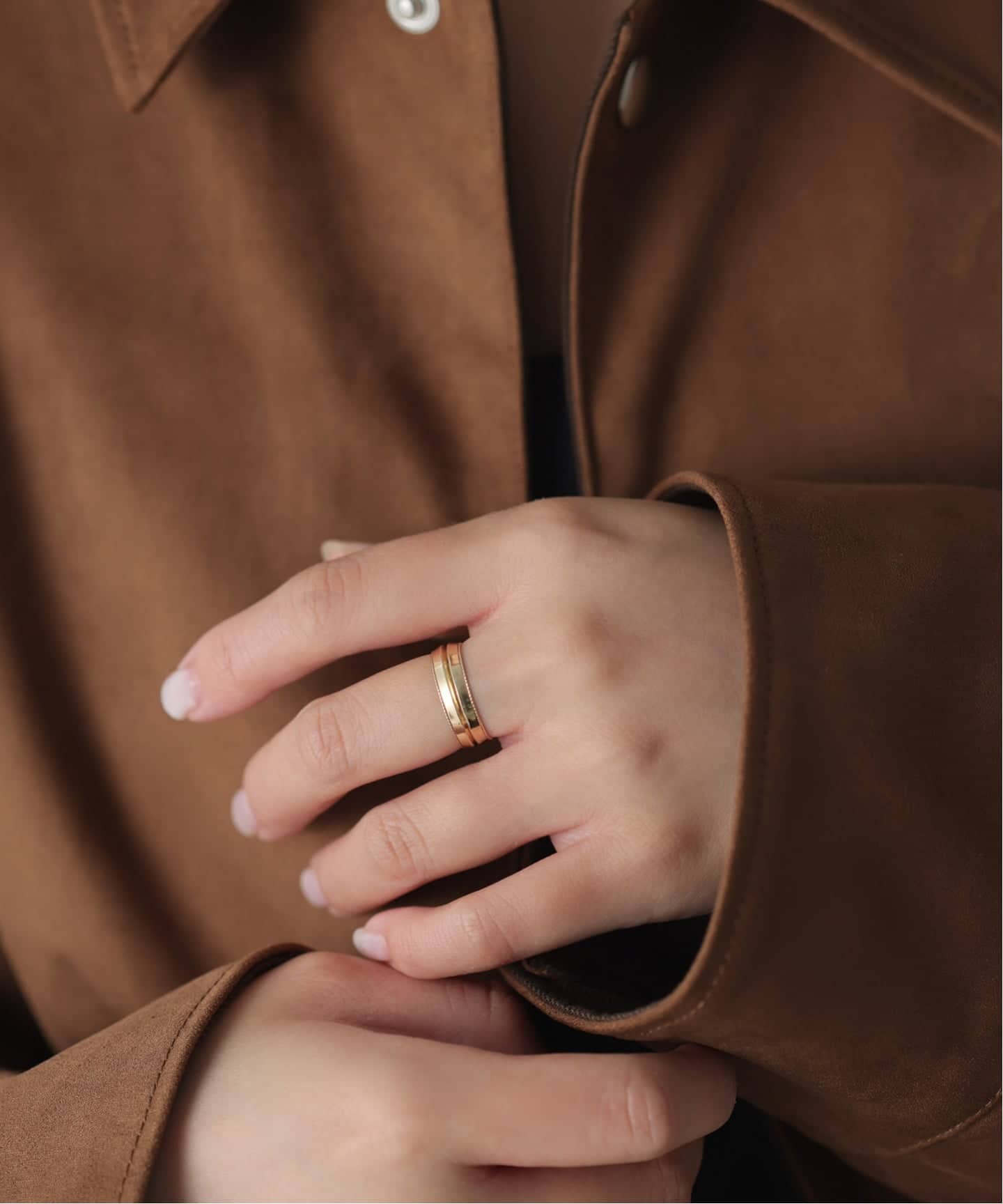 サイドループラインリング K10（リング）｜Lilas（リラ）の通販