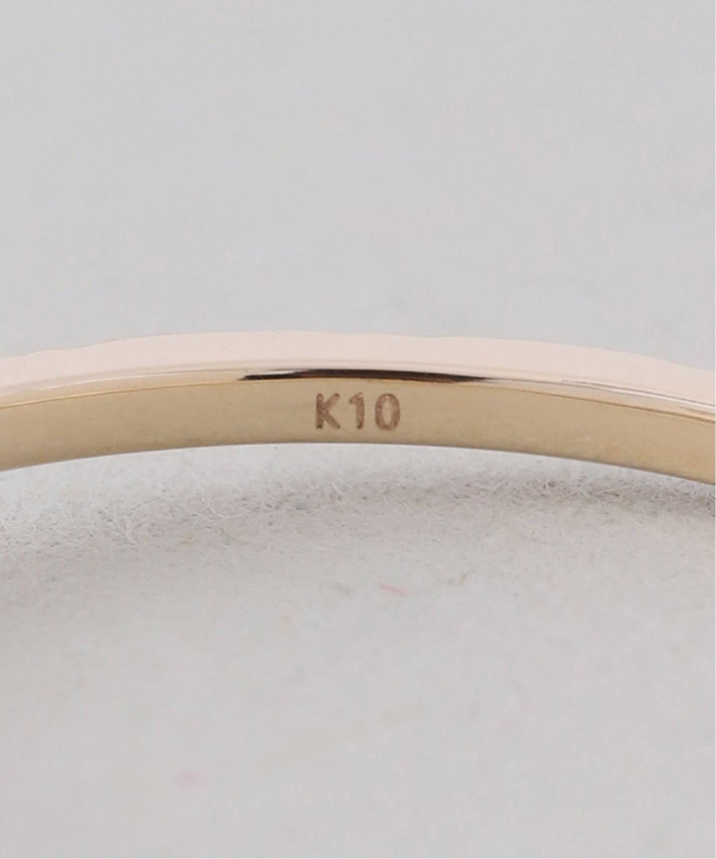 オーバルオニキスカットリングK10（リング）｜Lilas（リラ）の通販