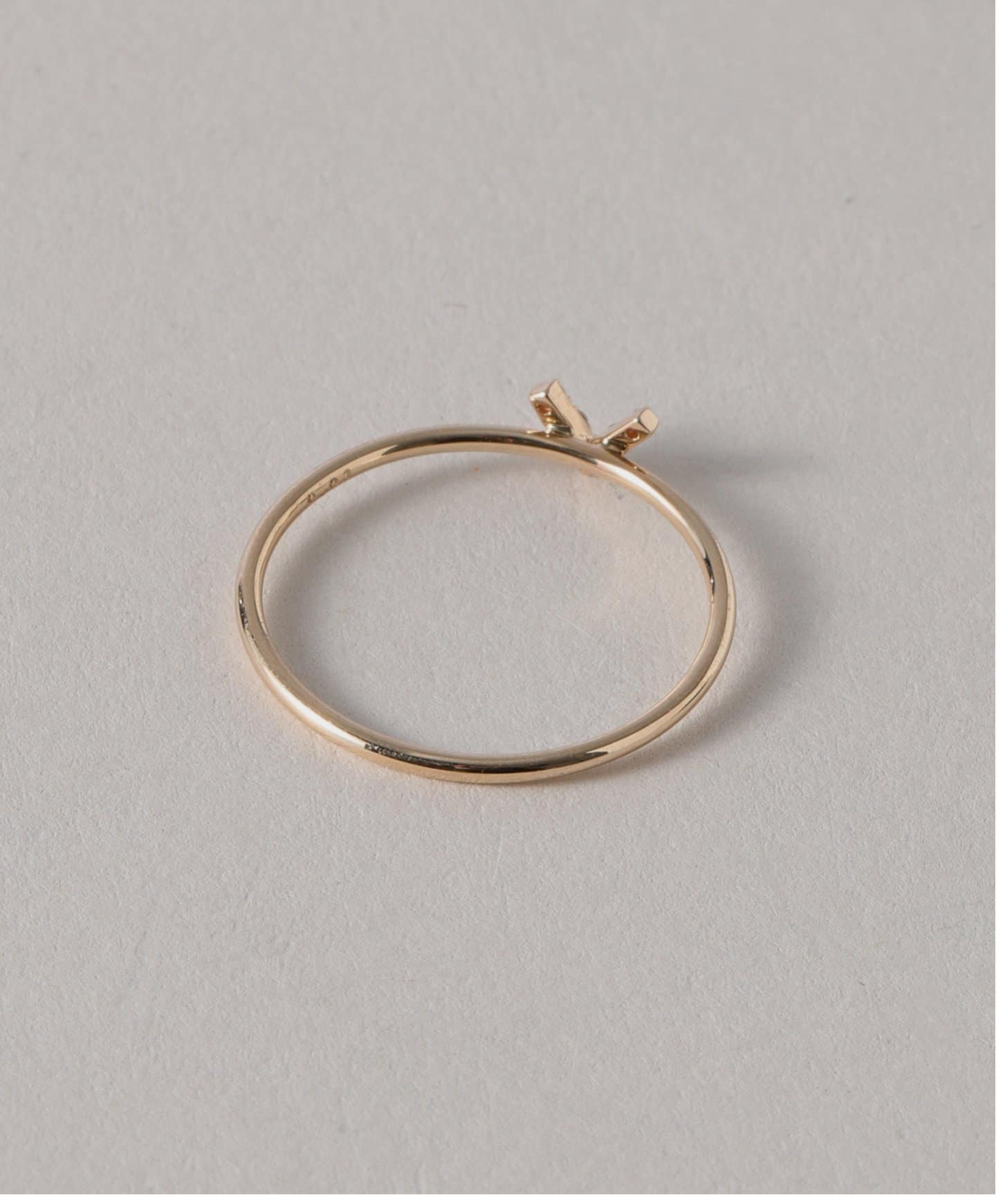 一部店舗+WEB限定》Vラインダイヤリング K10（リング）｜Lilas（リラ