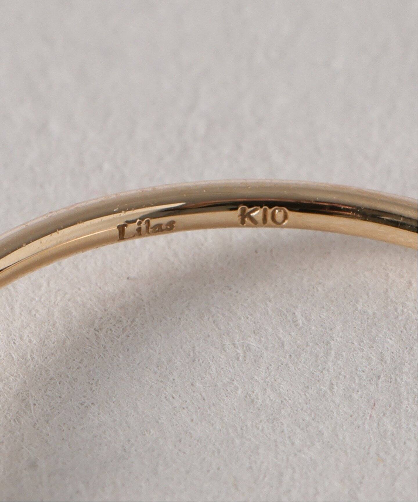 WEB限定》Vラインリング K10（リング）｜Lilas（リラ）の通販