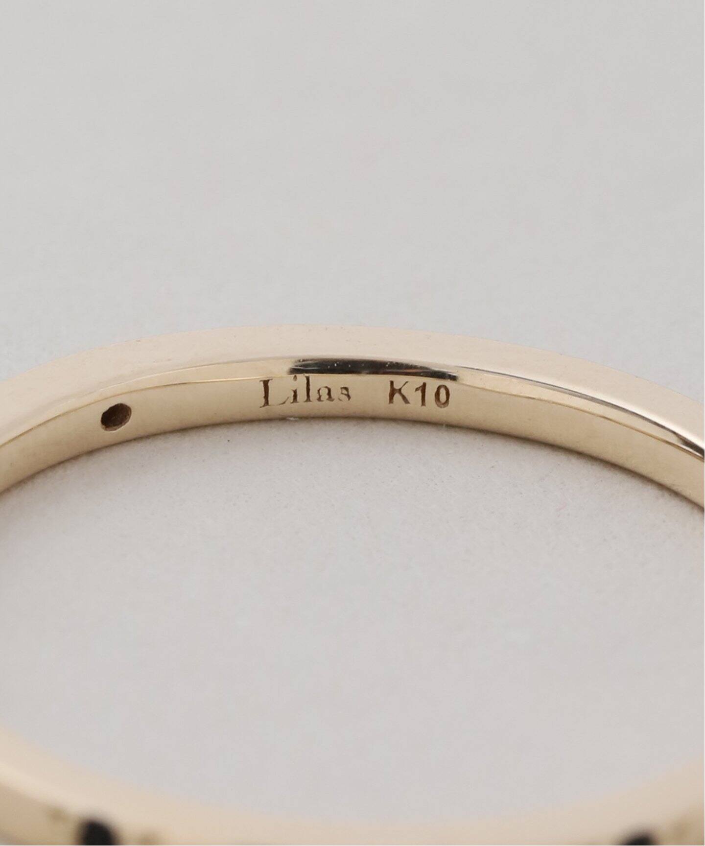 オニキスステーションリング K10（リング）｜Lilas（リラ）の