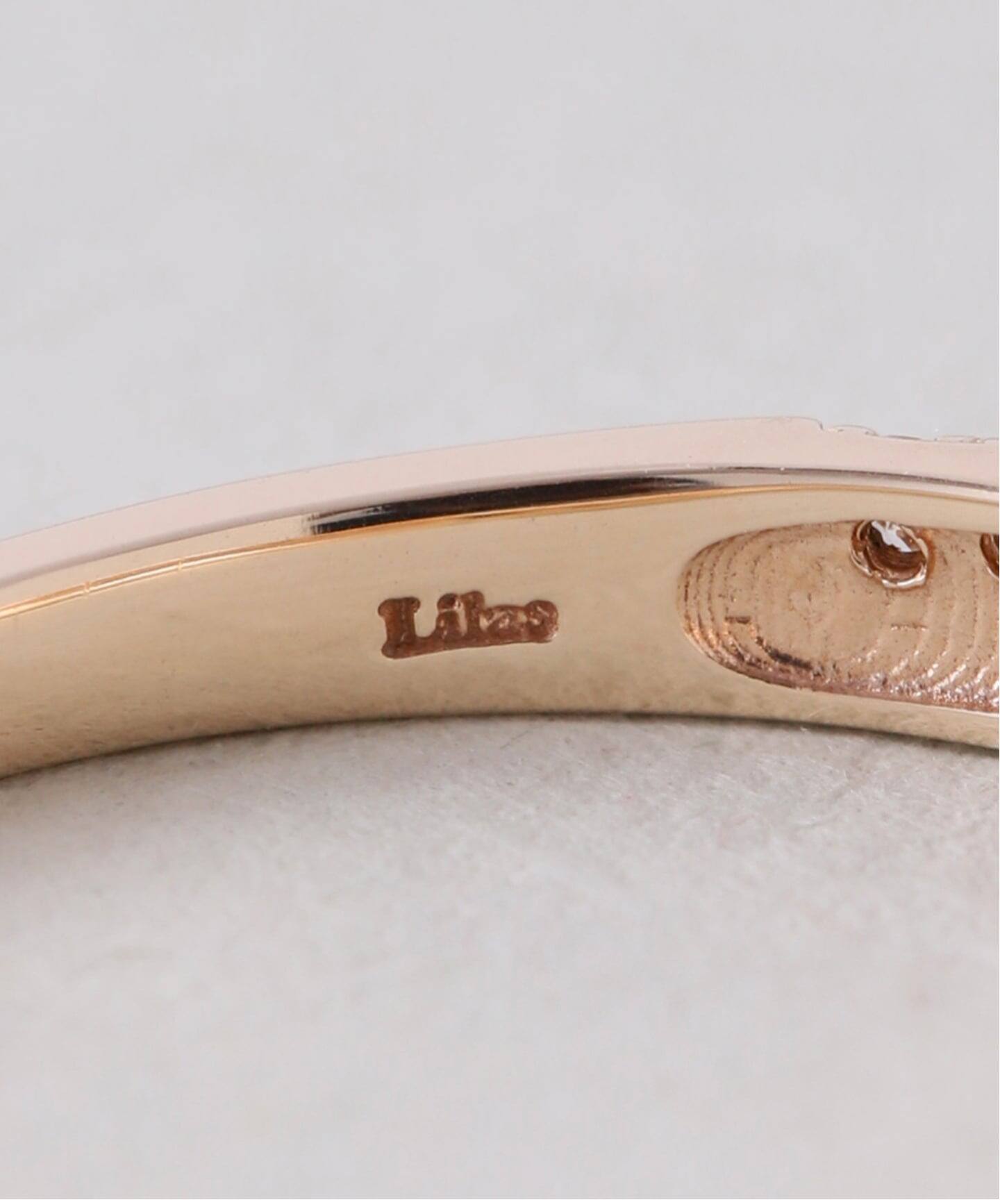 ダブルラインダイヤリング K10（リング）｜Lilas（リラ）の通販