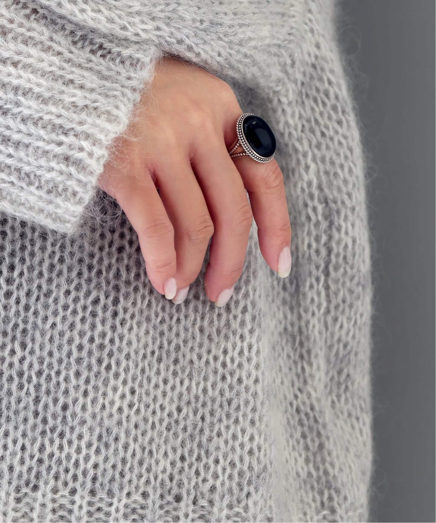 SAMH by LILAS】オニキスリング SV（リング）｜Lilas（リラ）の通販