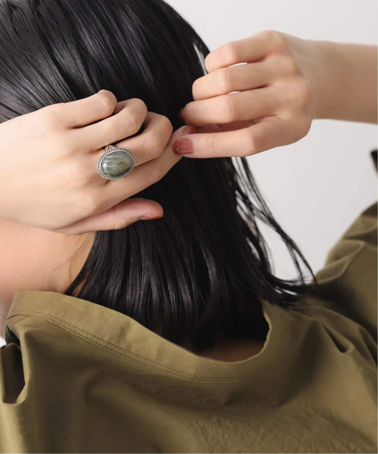 run★SAMH by LILAS★ラブラドライトリングSV15 予約》【SAMH by LILAS】ラブラドライトリング SV（リング）｜Lilas