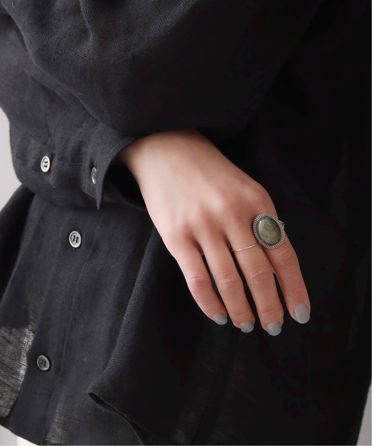 予約》【SAMH by LILAS】ラブラドライトリング SV（リング）｜Lilas