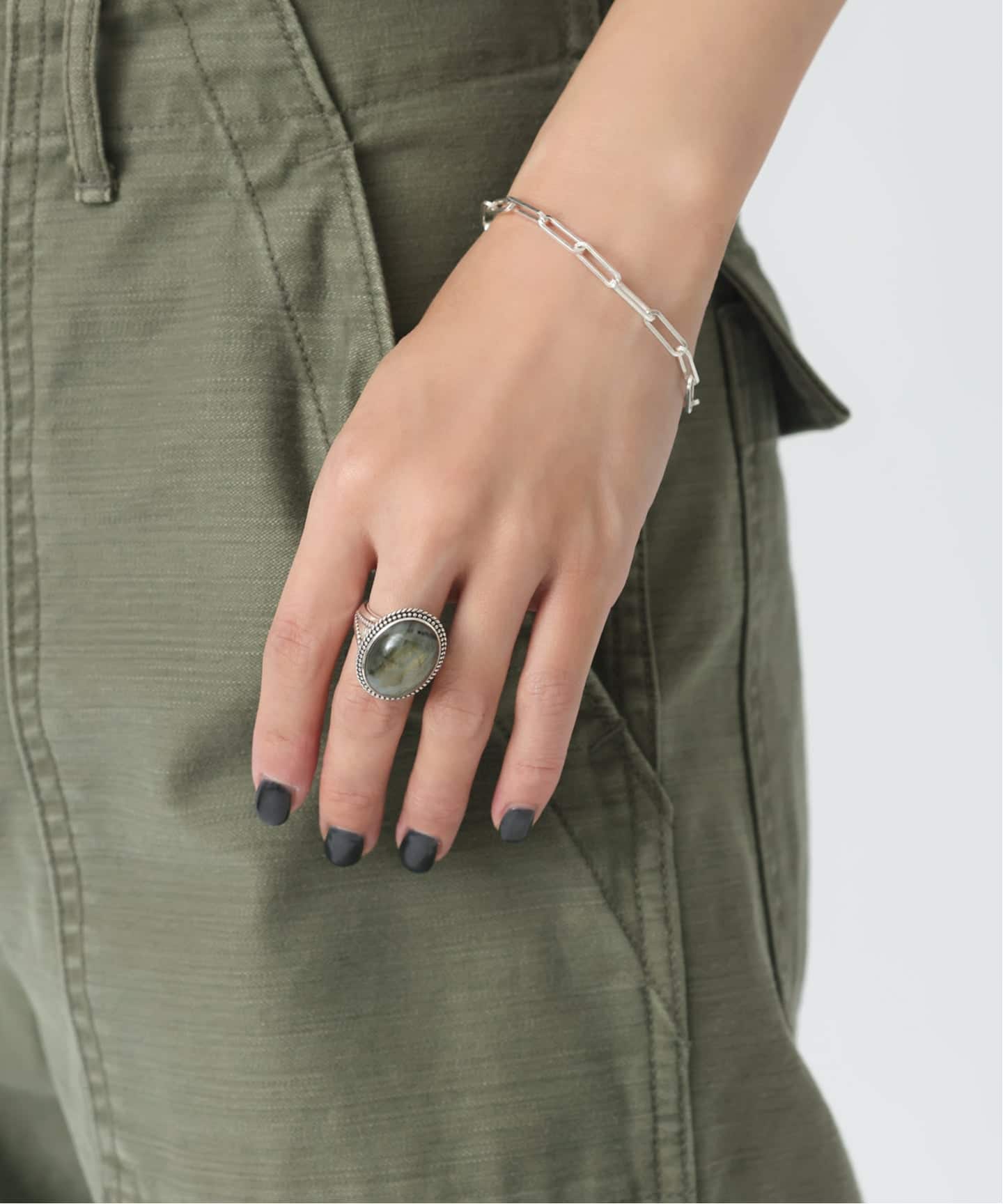 SAMH by LILAS】ラブラドライトリング SV（リング）｜Lilas（リラ）の