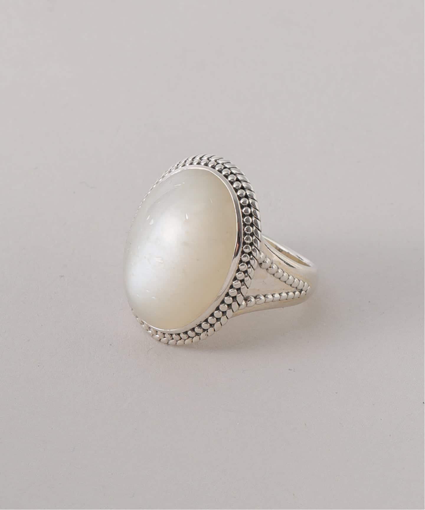 Lilas 【SAMH by LILAS】ホワイトムーンストーンリング SV SAMH by LILAS】ホワイトムーンストーンリング SV（リング）｜Lilas